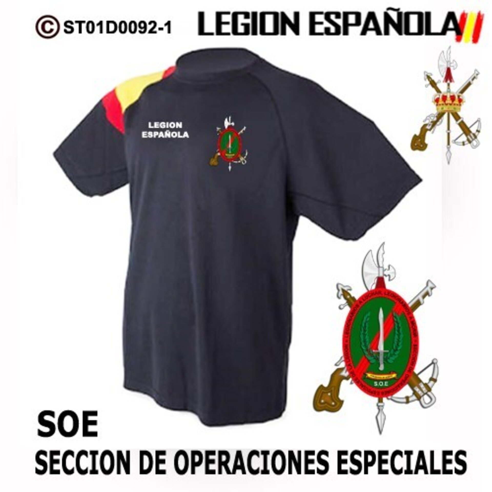 Camiseta Legion Española - SOE - Sección de Operaciones Especiales - 1
