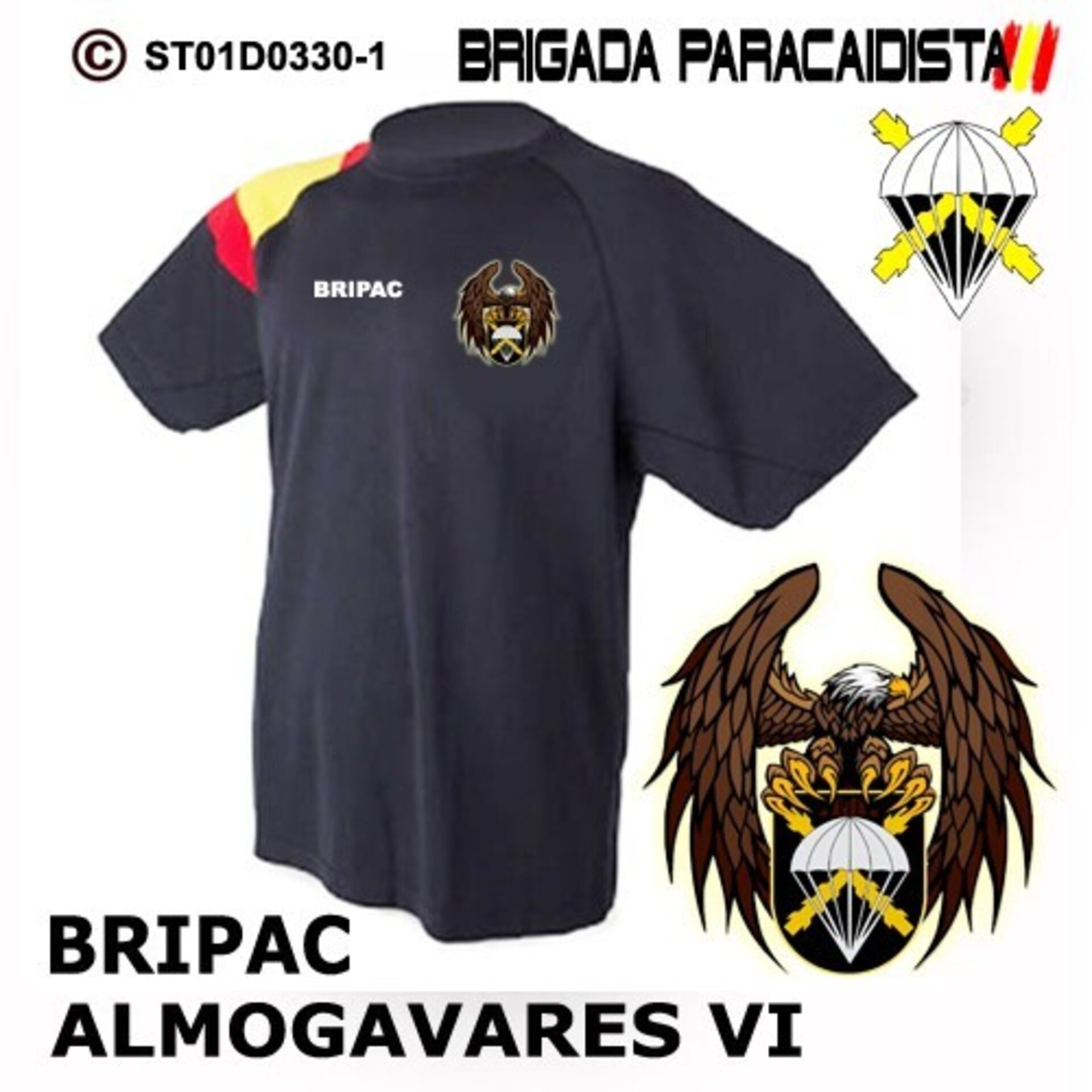 Camiseta escudo Almogavares VI - Bandera de España - 1