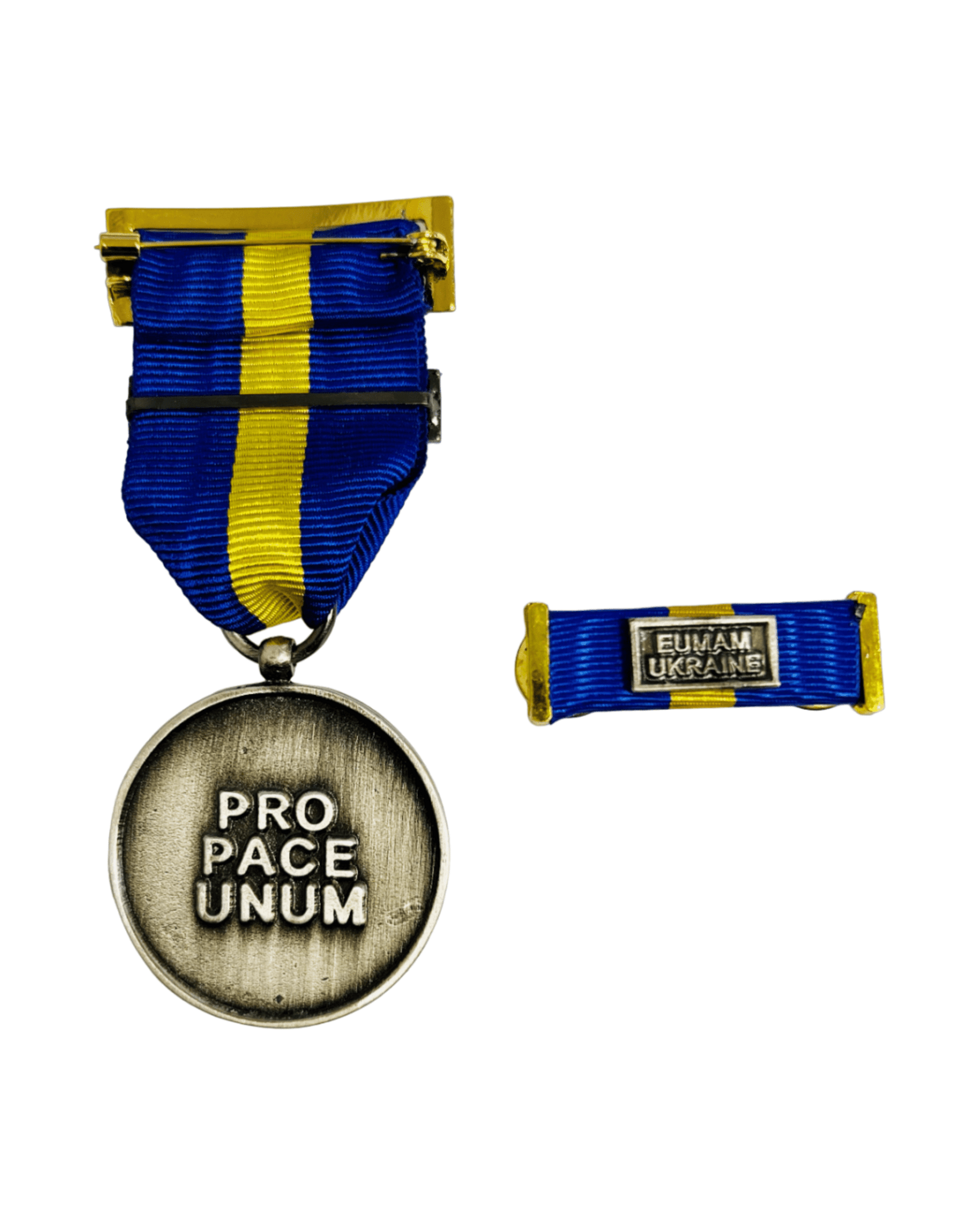 Medalla UE Operaciones (EUMAM UKRAINE) + Pasador de Diario Completo - 1