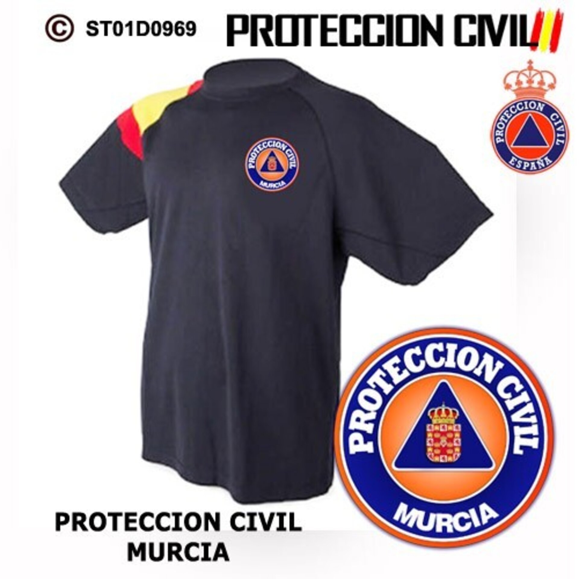 Camiseta técnica Protección Civil Murcia - 1