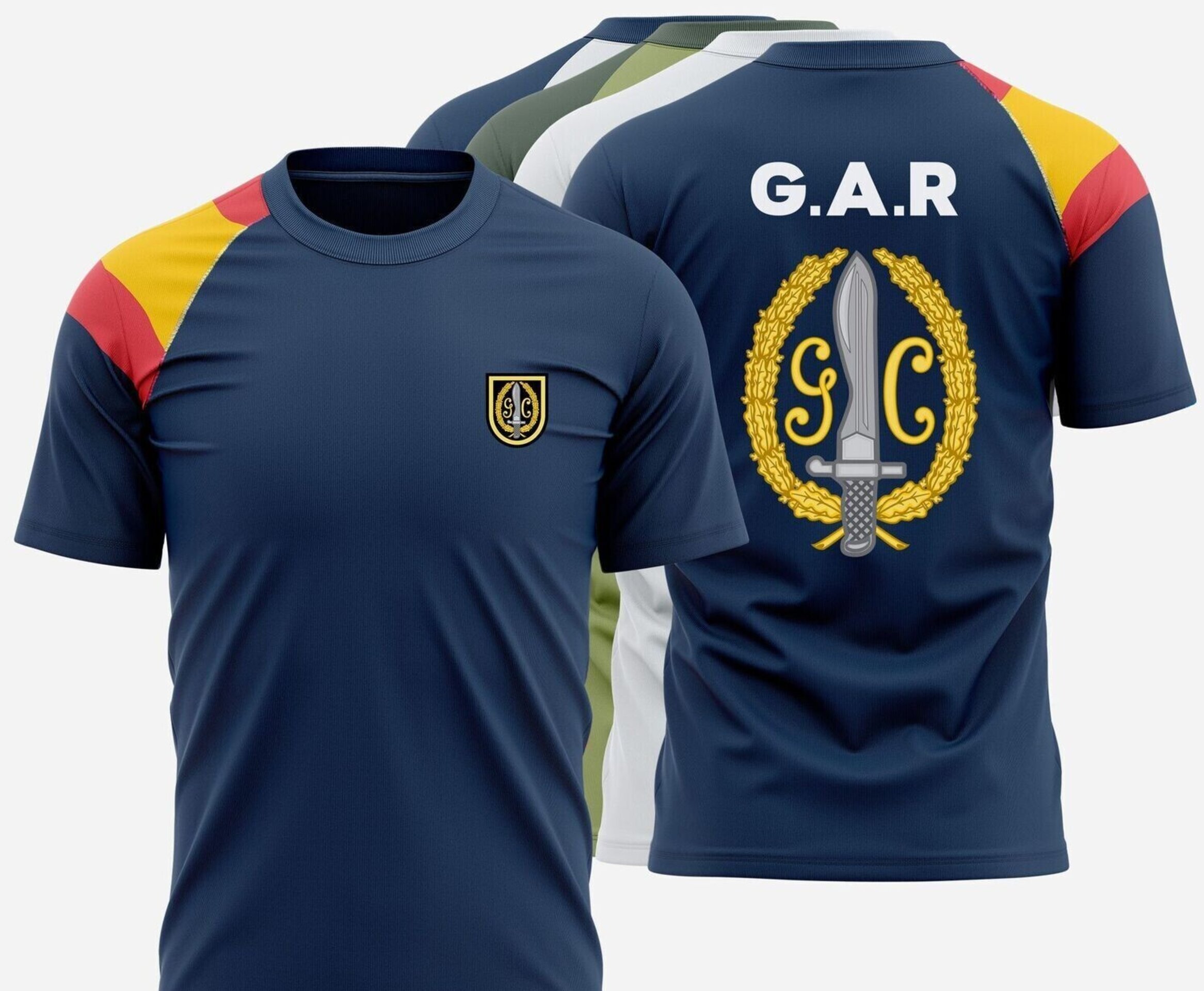 Camiseta Bandera de España - Guardia Civil - GAR - 2
