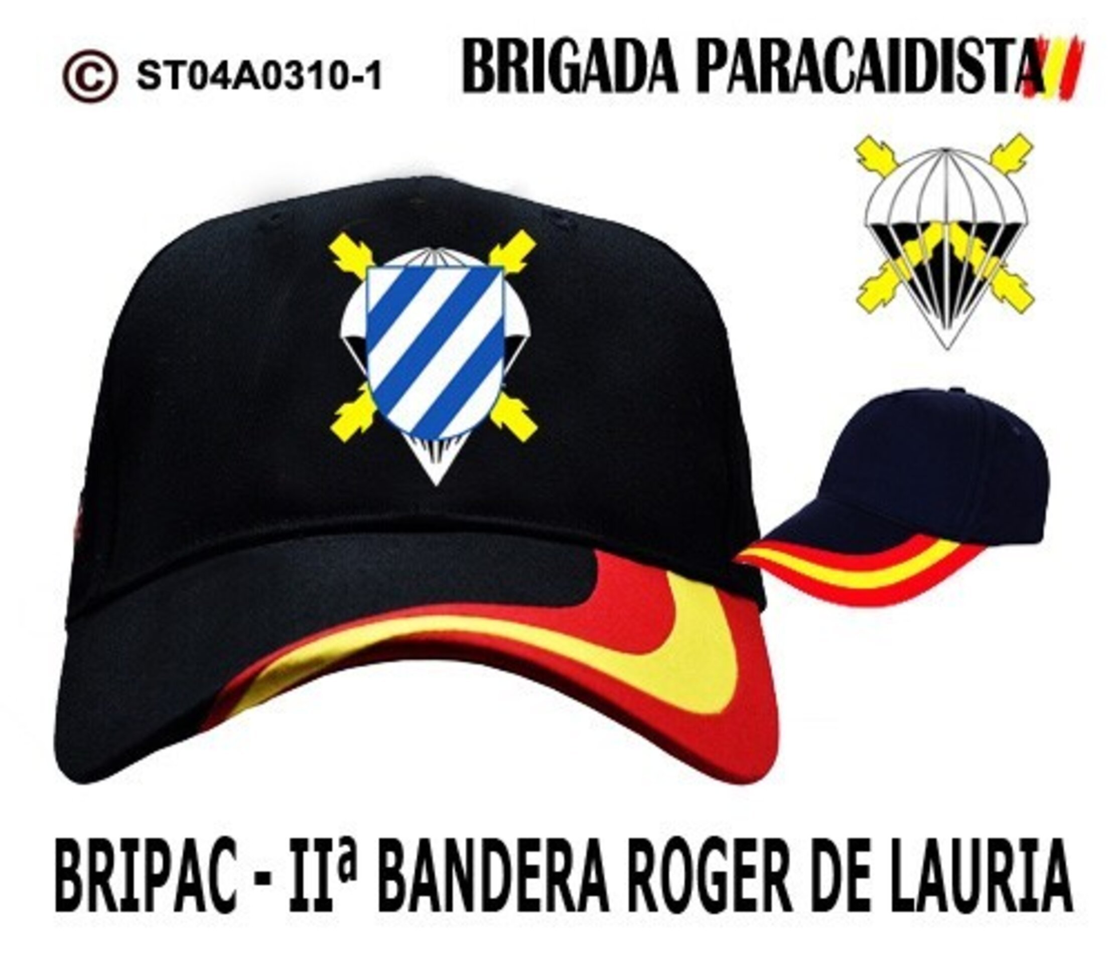 Gorra BRIPAC - IIº BANDERA ROGER DE LAURIA  MODELO 1 - 1