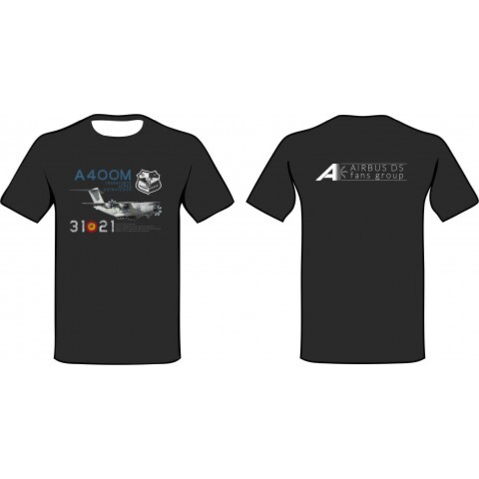Camiseta A400M AIRBUS Ala 31 Ejército del Aire Transporte DS FUNS GROUP - 2
