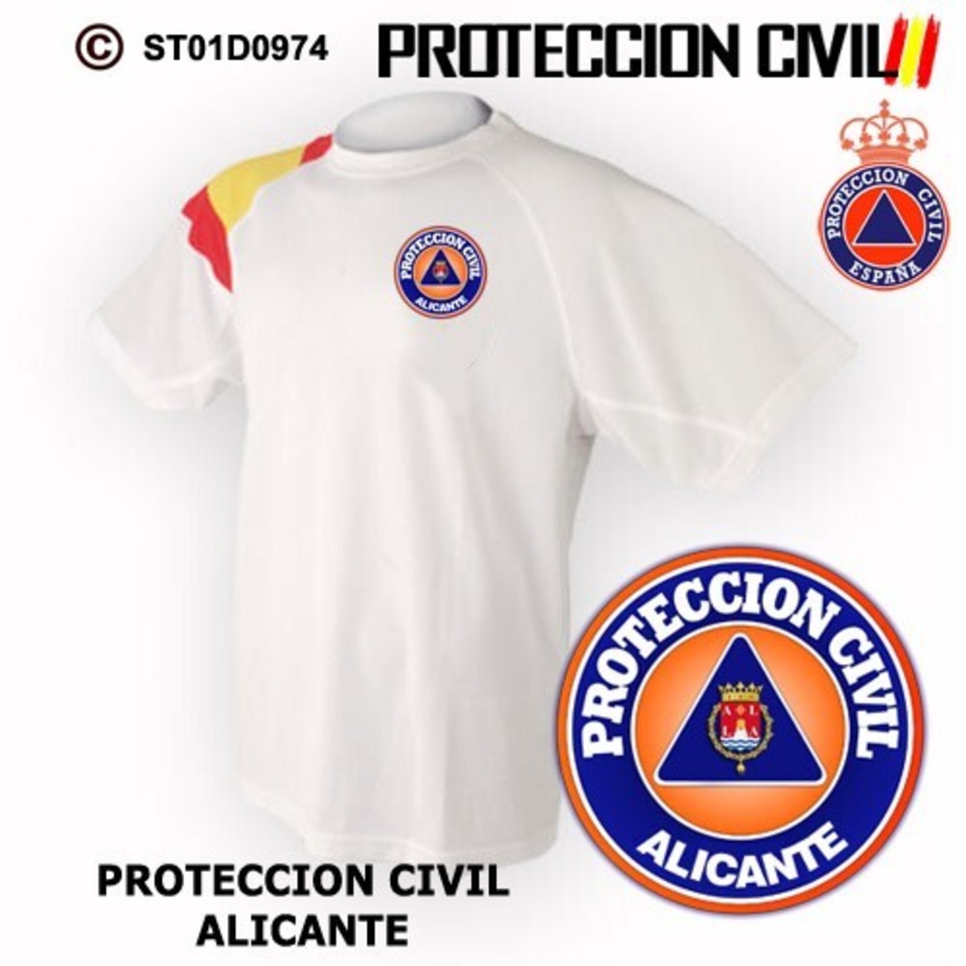 Camiseta técnica Protección Civil Alicante - 2