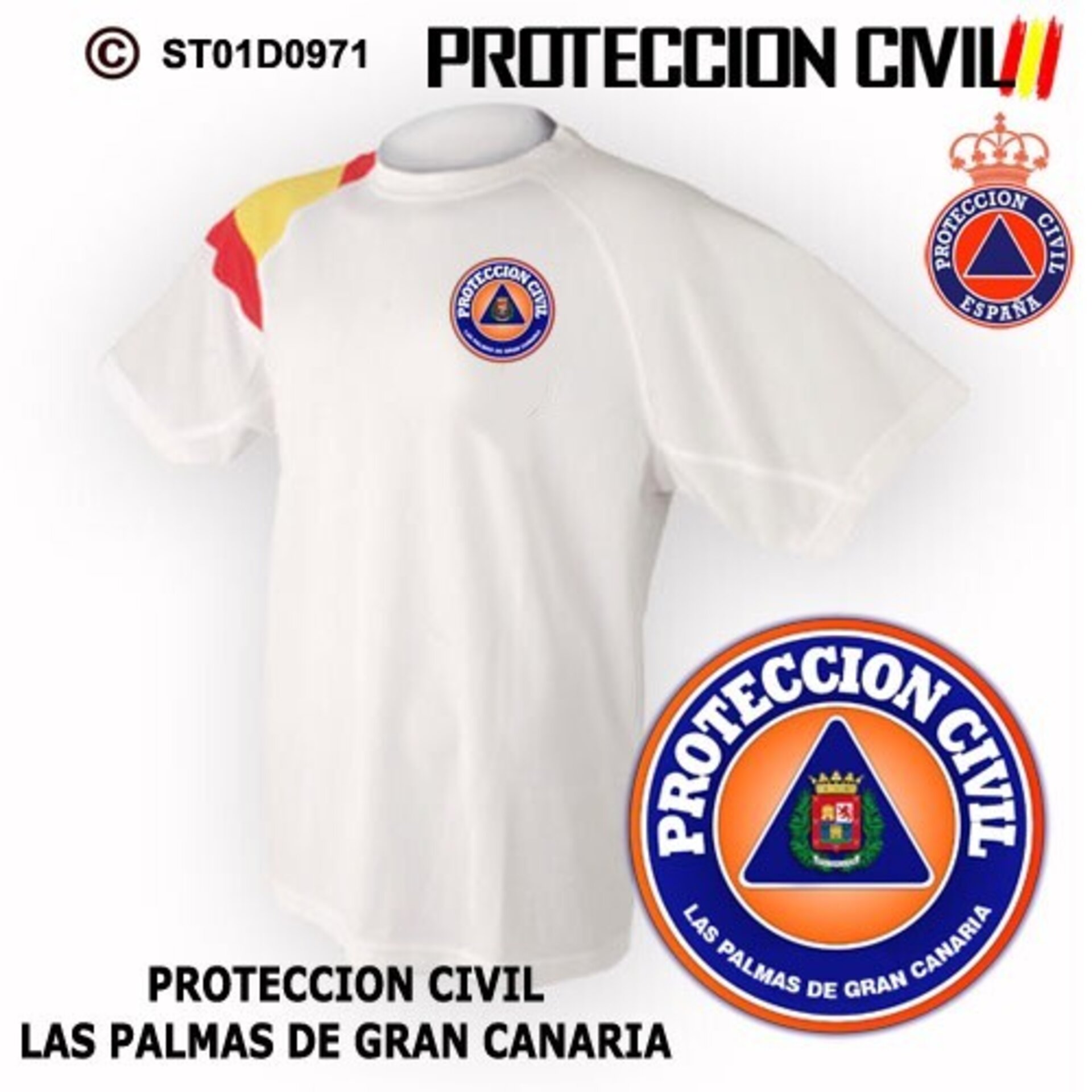 Camiseta técnica Protección Civil Las Palmas de Gran Canaria - 2
