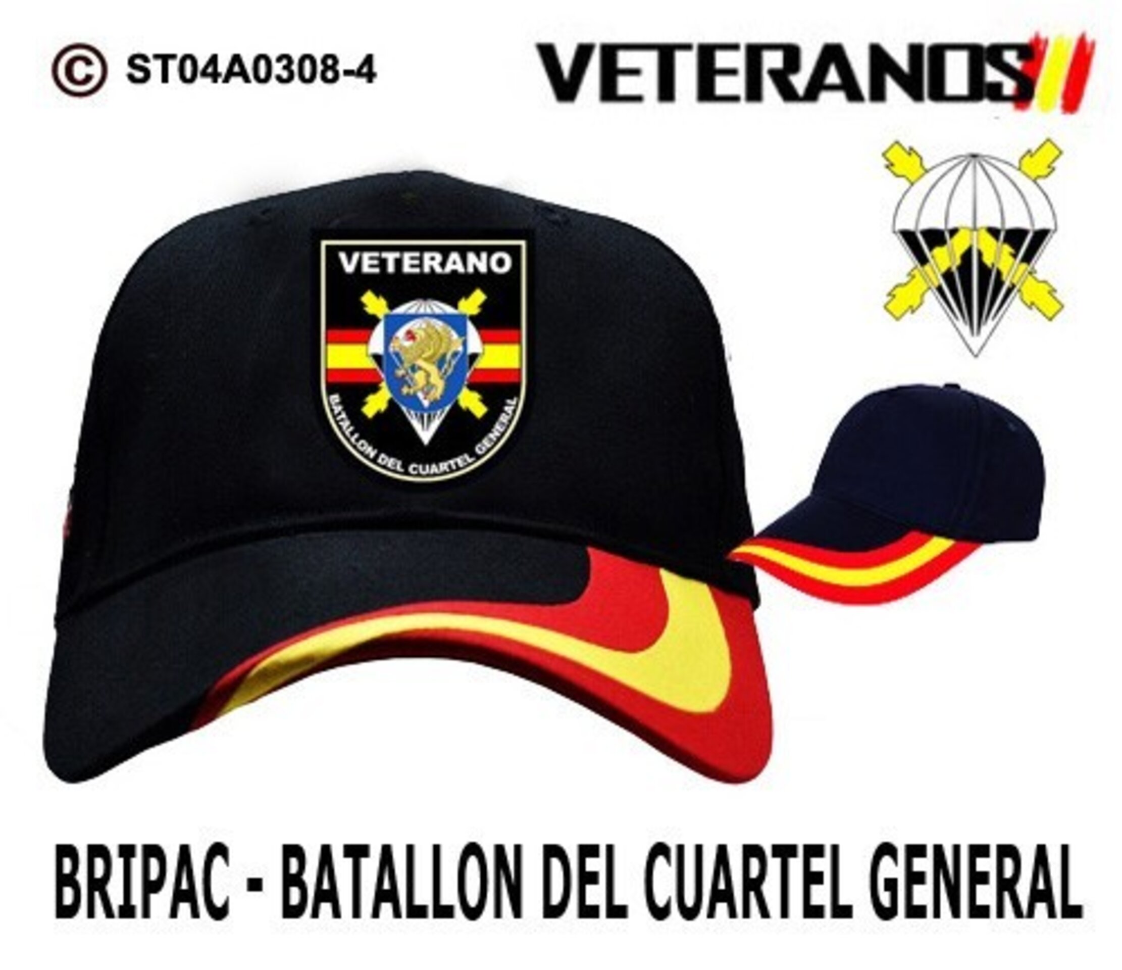 Gorra BRIPAC - BATALLON DEL CUARTEL GENERAL  MODELO 2 - 1
