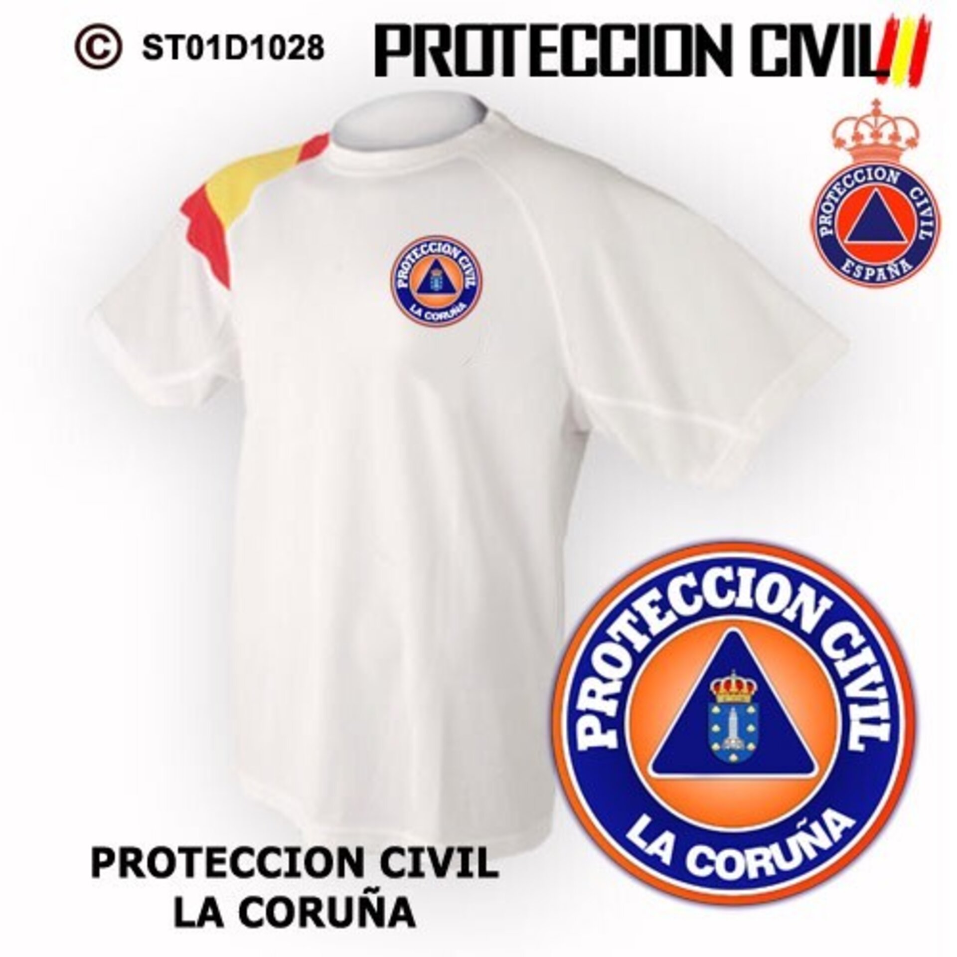 Camiseta técnica Protección Civil La Coruña - 2