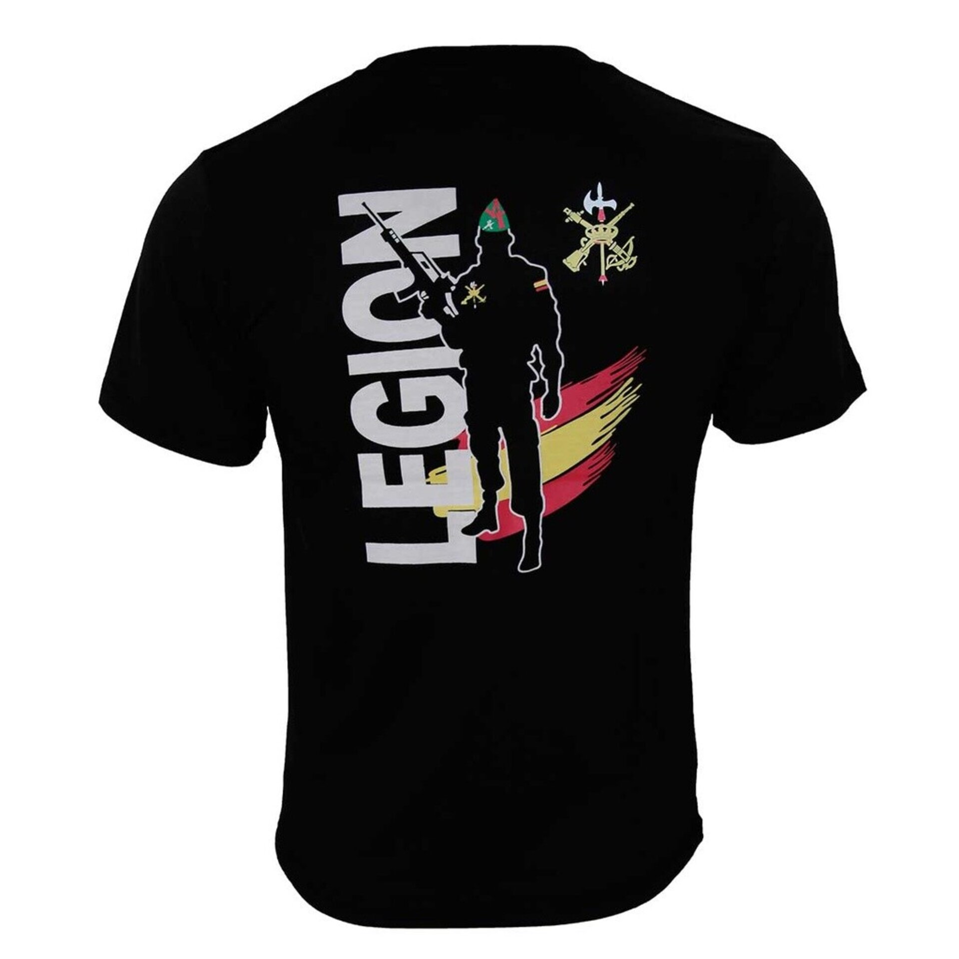 CAMISETA IMMORTAL LEGION ESPAÑA SILUETA NEGRA - 2