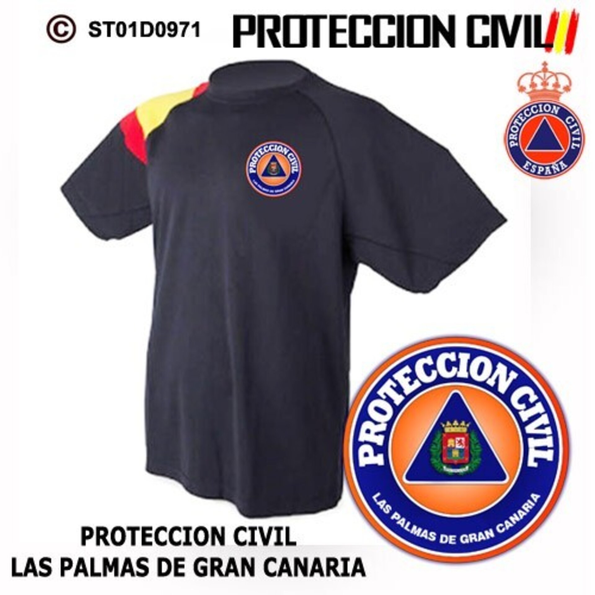 Camiseta técnica Protección Civil Las Palmas de Gran Canaria - 1