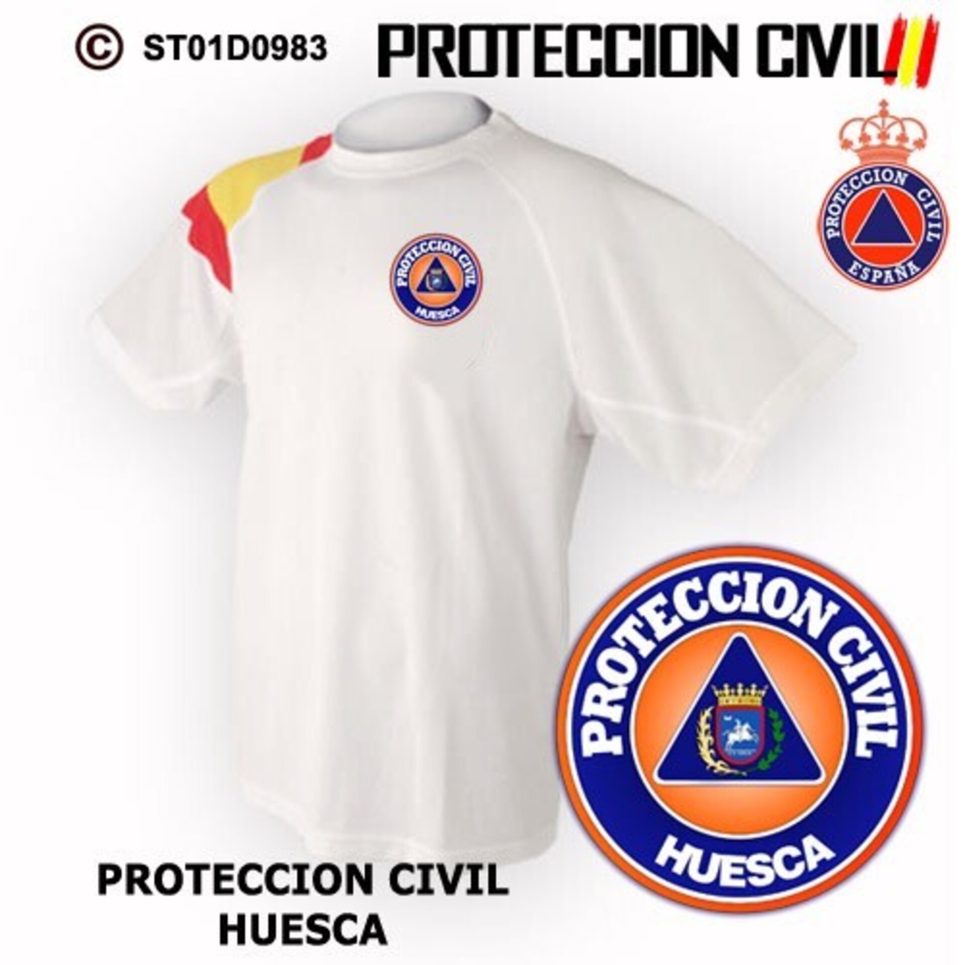 Camiseta técnica Protección Civil Huesca - 2