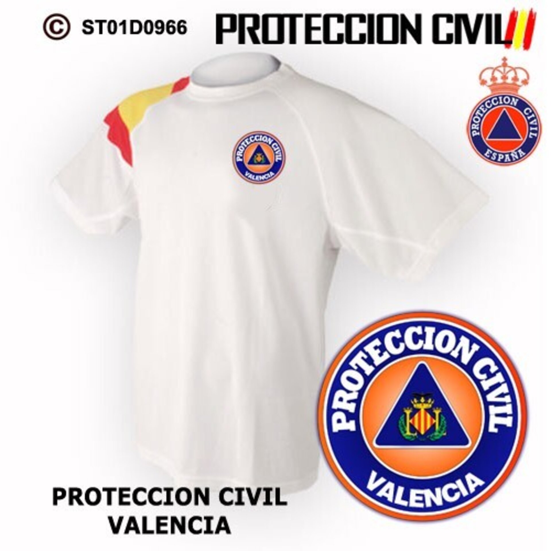 Camiseta técnica Protección Civil Valencia - 2