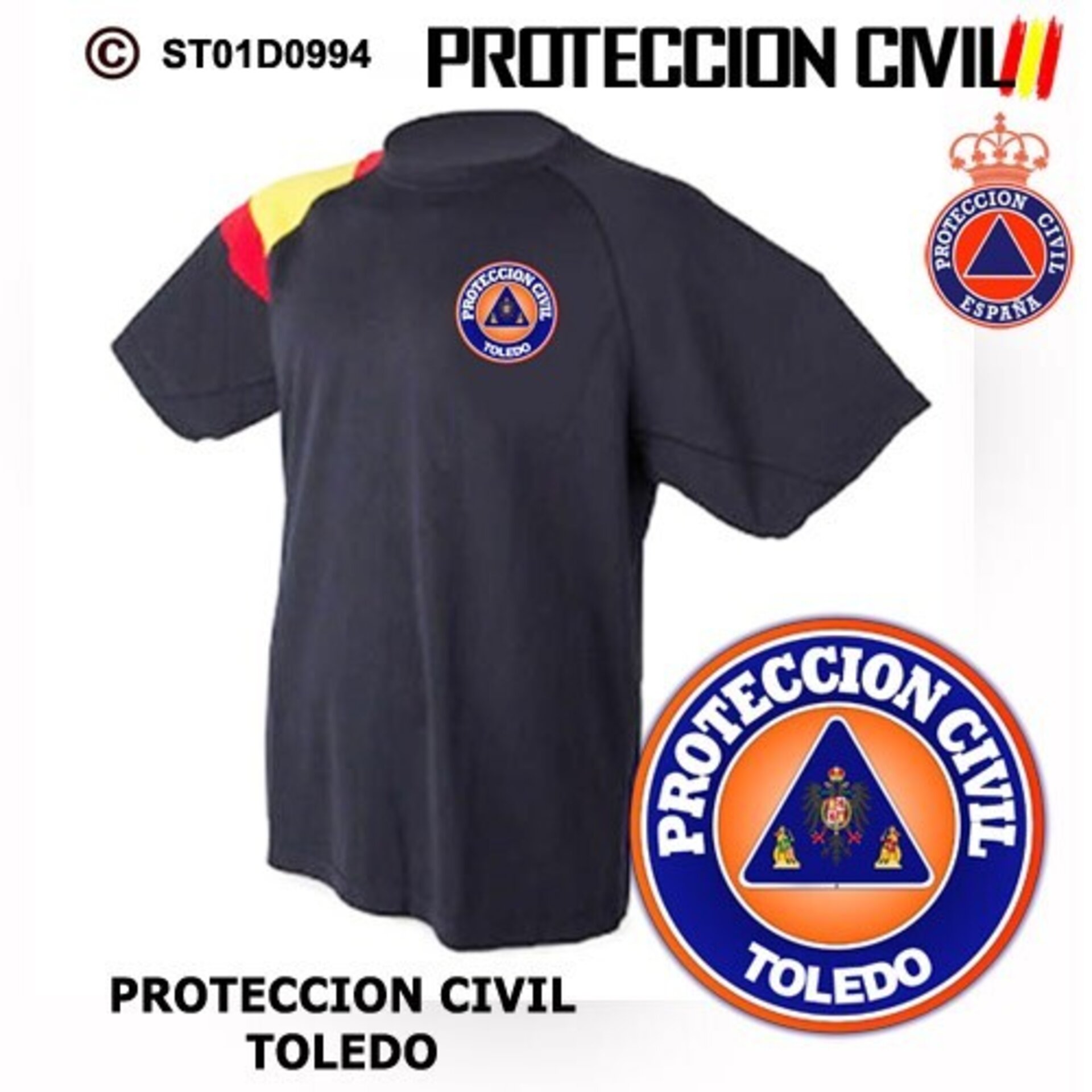 Camiseta técnica Protección Civil Toledo - 2