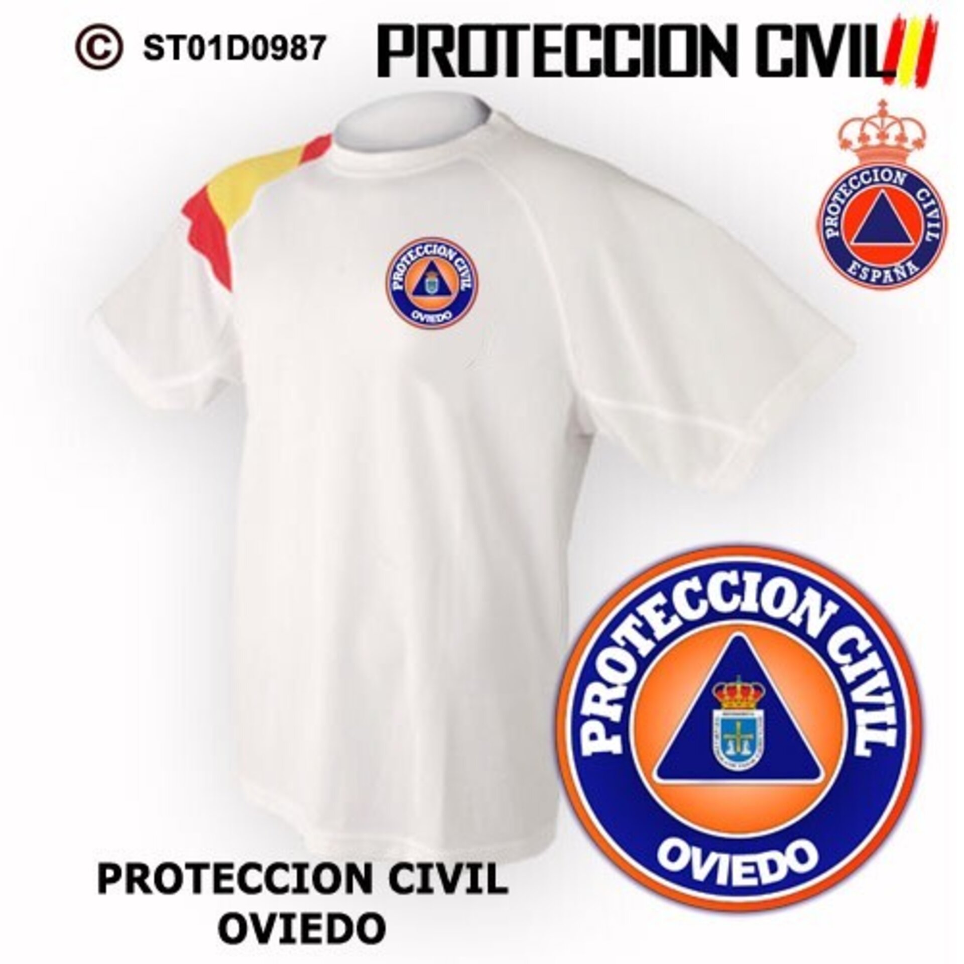 Camiseta técnica Protección Civil Oviedo - 2