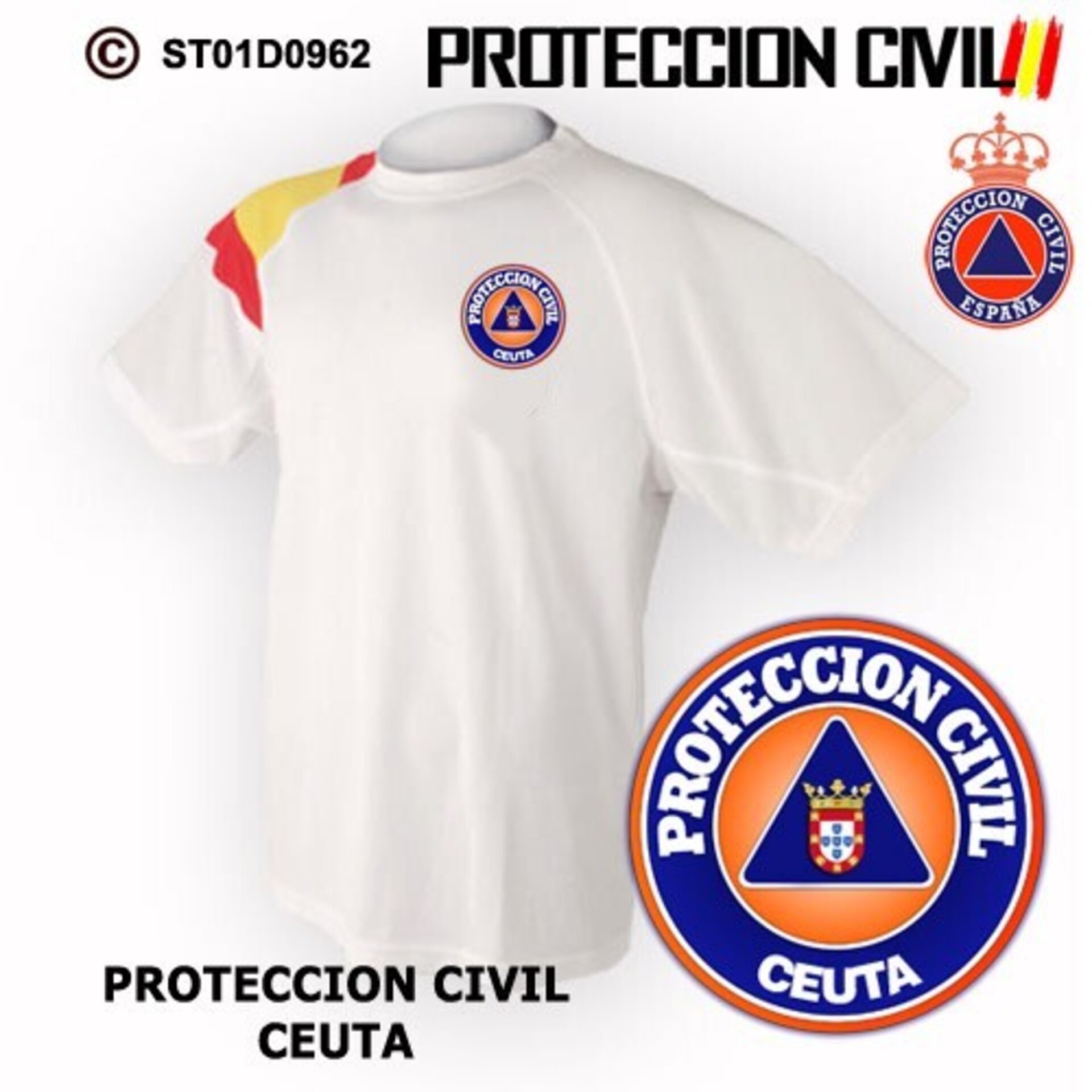Camiseta técnica Protección Civil - Ceuta - 2