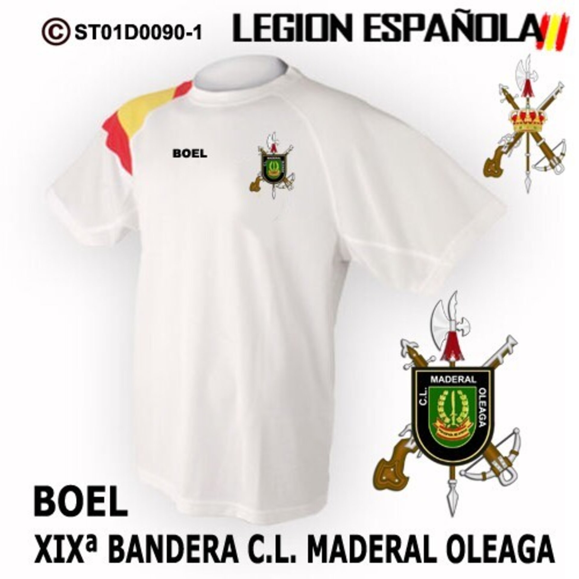 Camiseta técnica BOEL - XIXª BANDERA C.L - MADERAL OLEAGA - 2