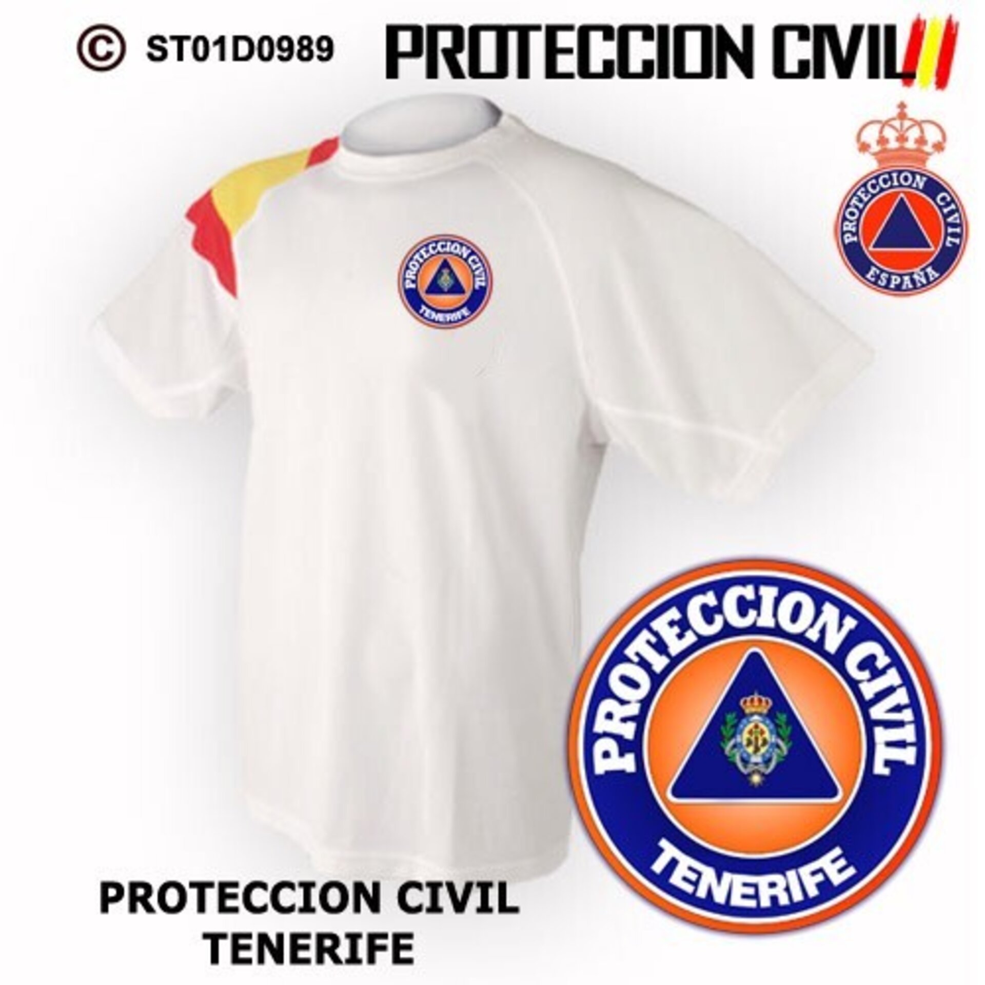 Camiseta técnica Protección Civil Tenerife - 2