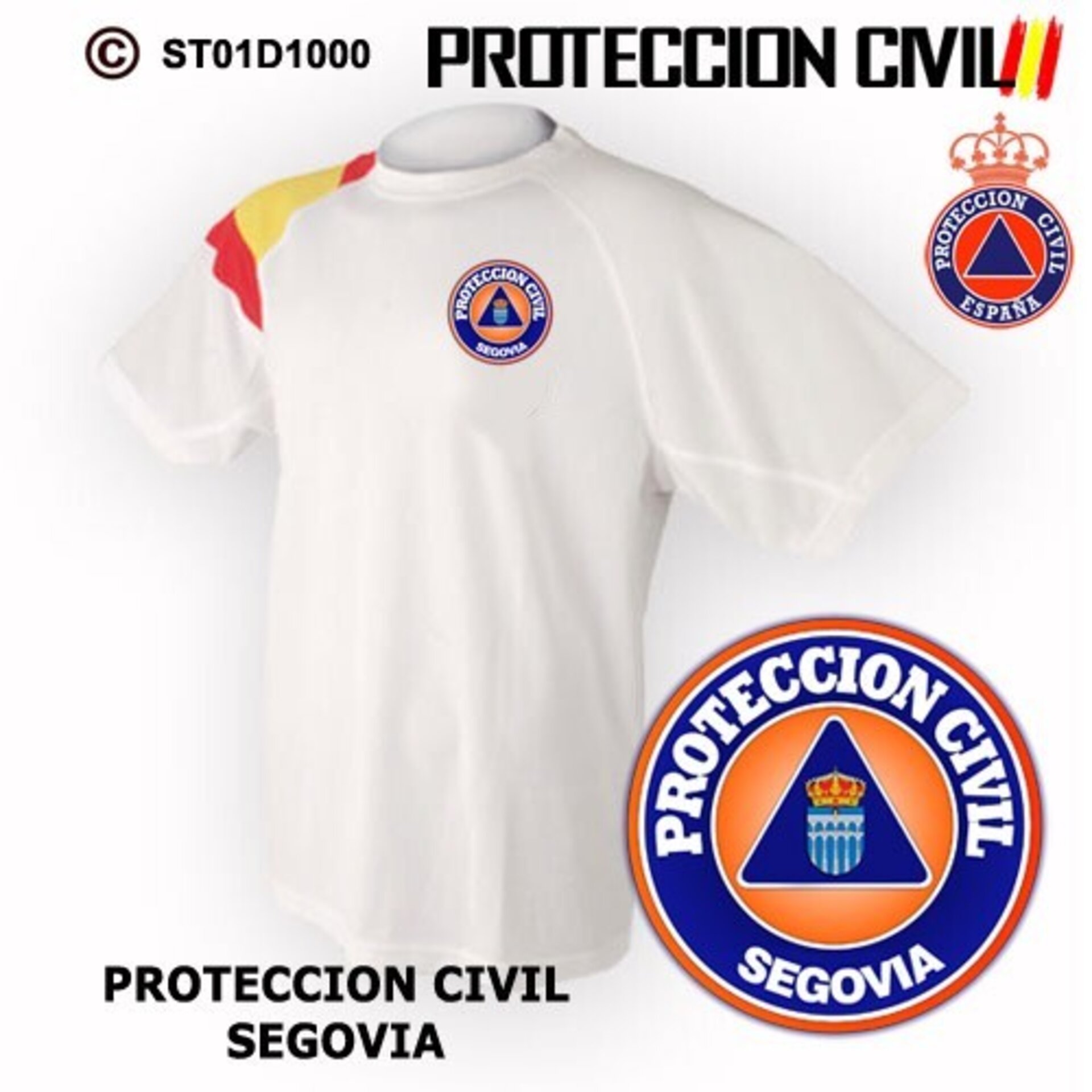 Camiseta técnica Protección Civil Segovia - 2