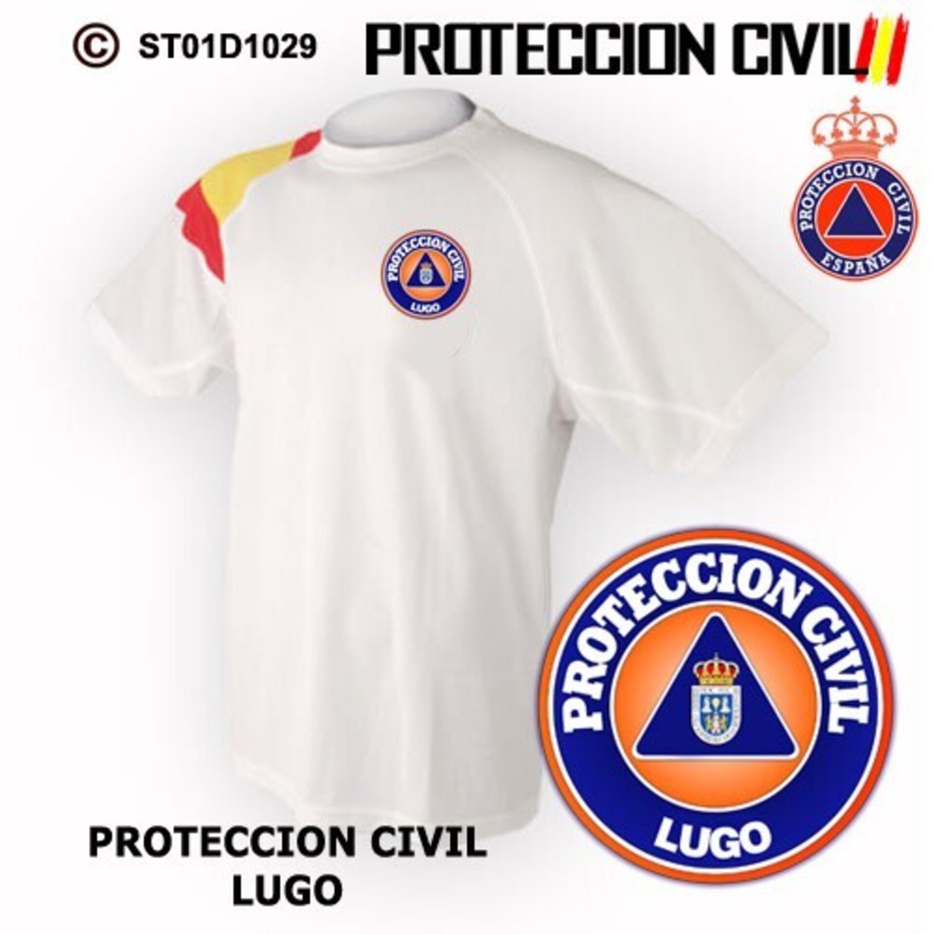 Camiseta técnica Protección Civil Lugo - 2