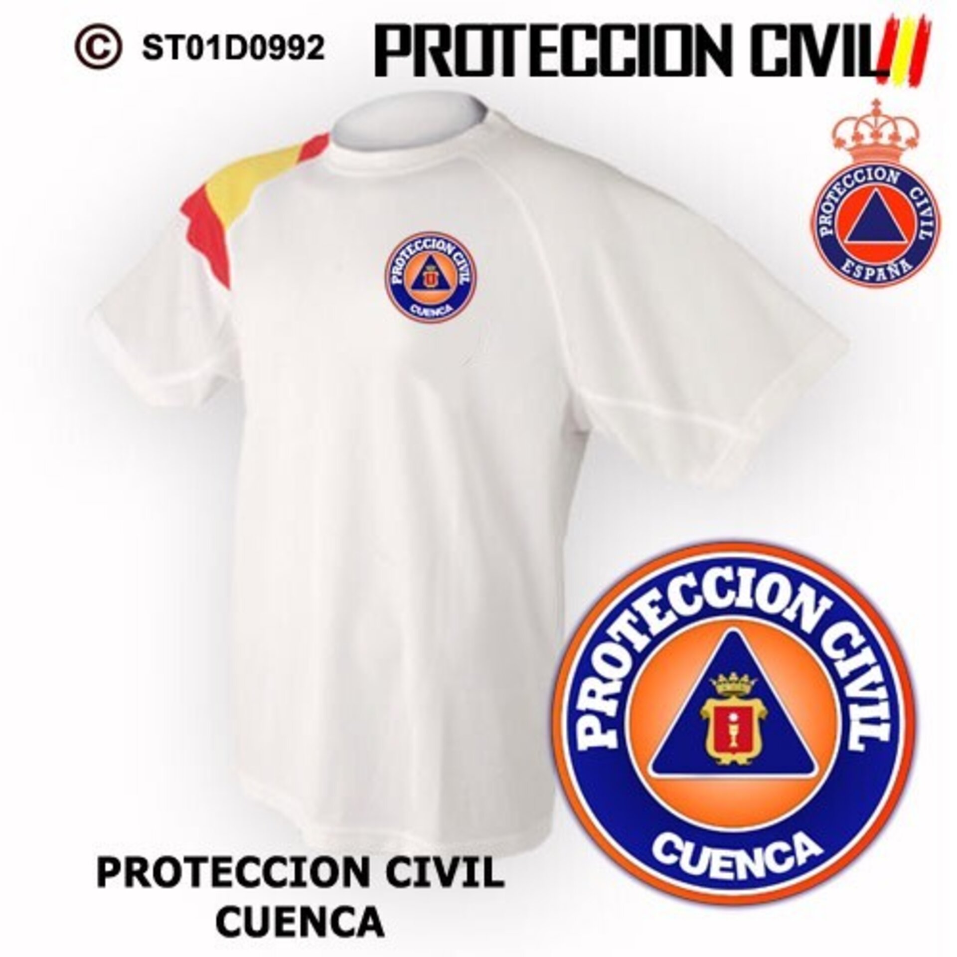 Camiseta técnica Protección Civil Cuenca - 2