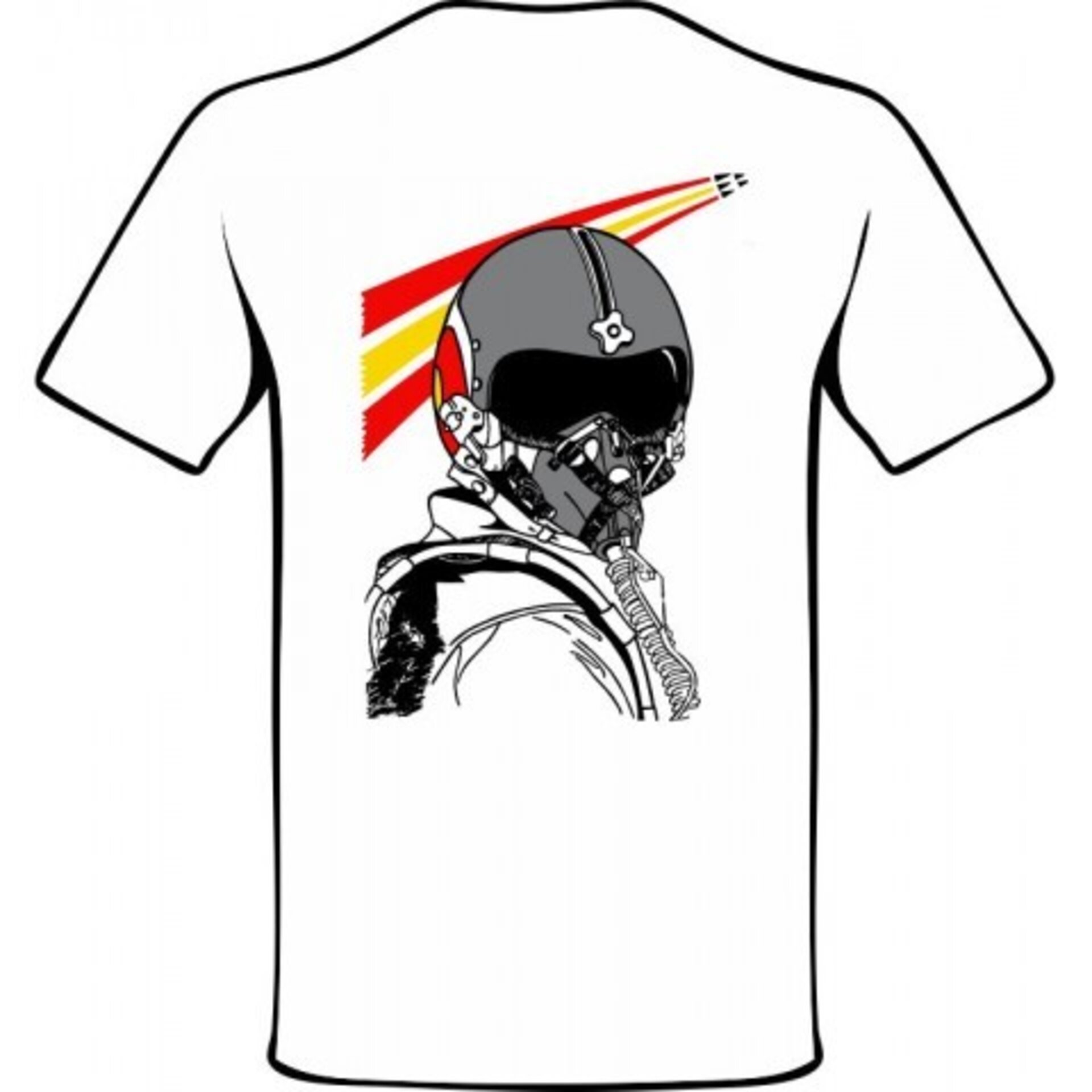Camiseta Academia General del Aire AGA-Casco piloto - 5