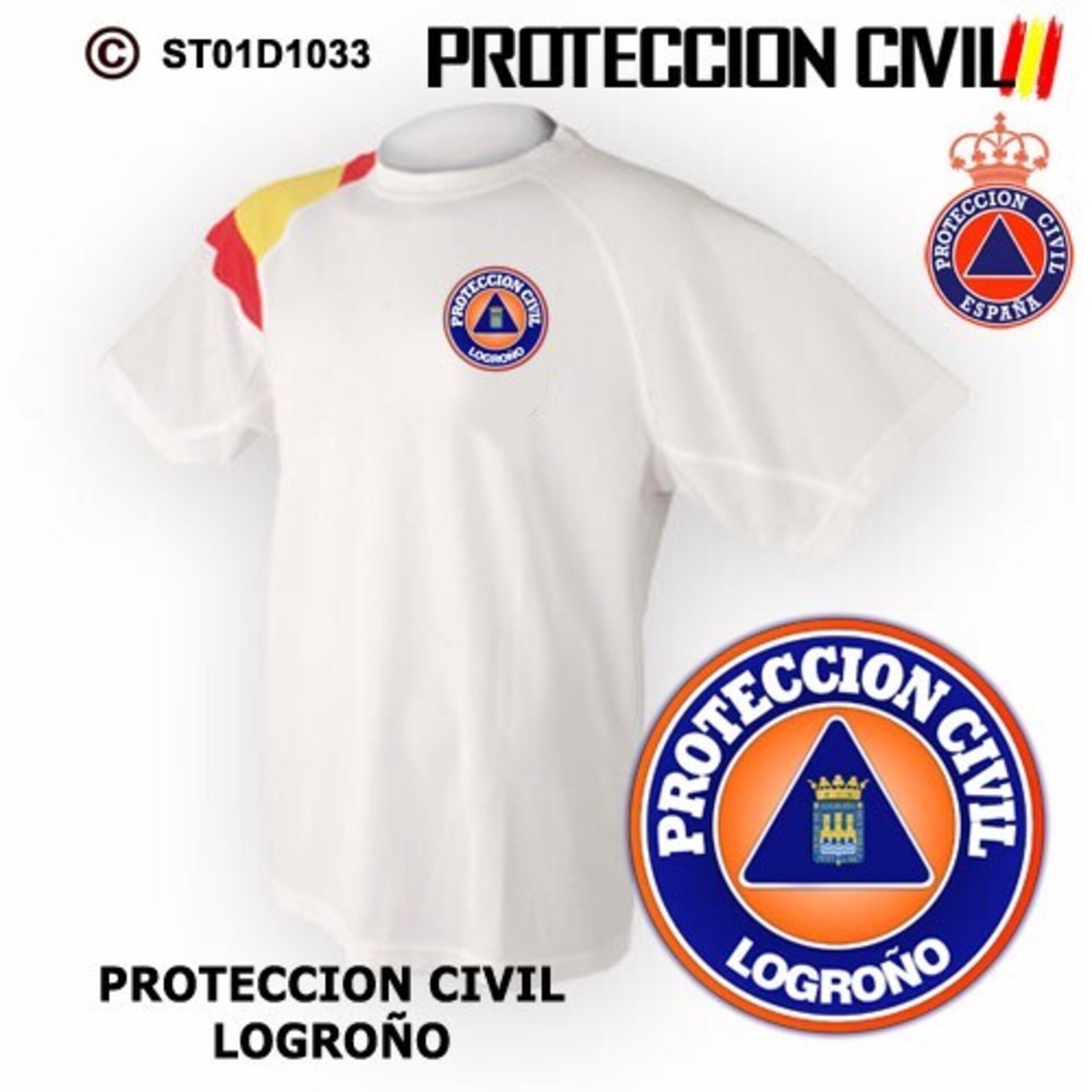Camiseta técnica Protección Civil Logroño - 2