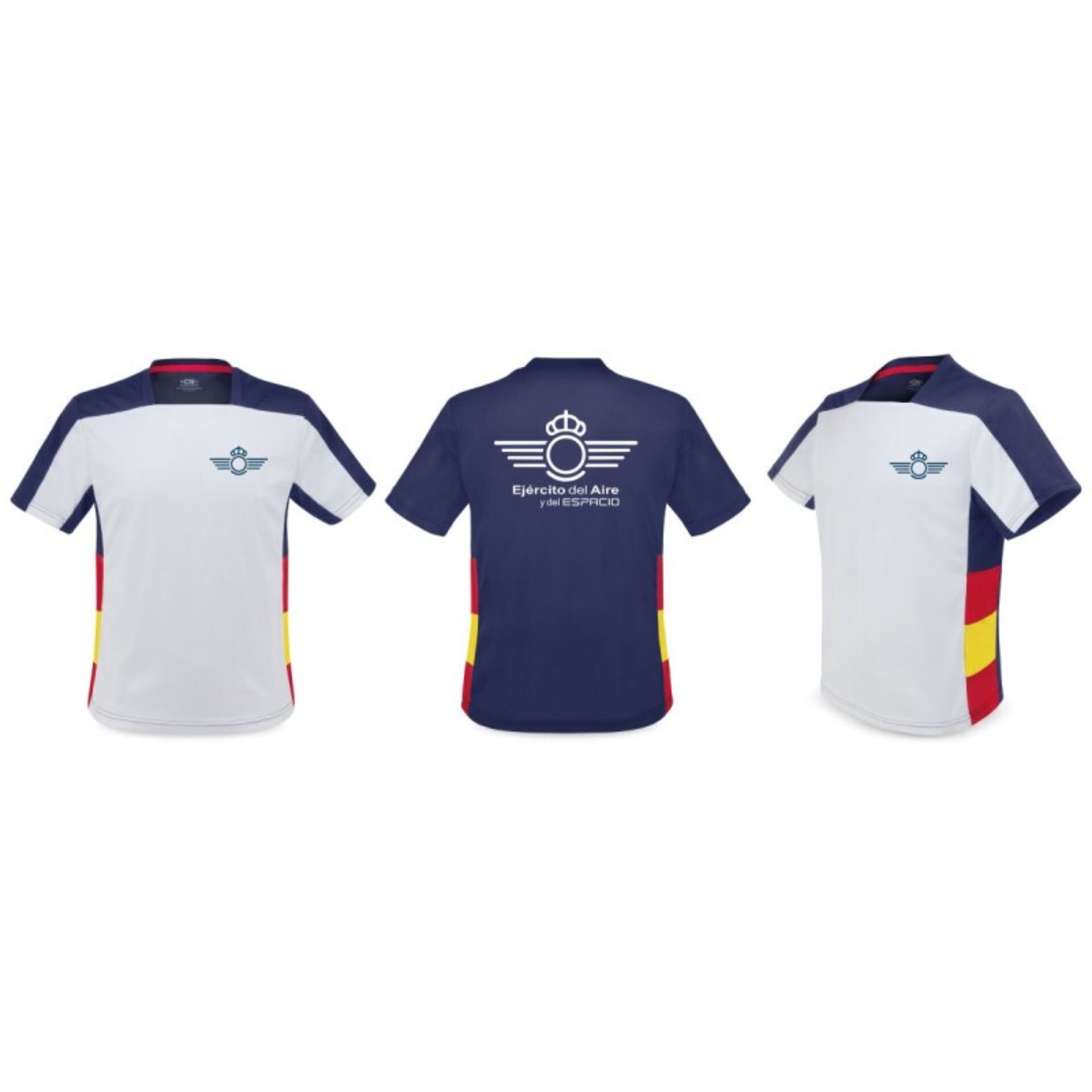Camiseta Ejército del Aire y del Espacio Técnica deporte Gris y marino España - 2