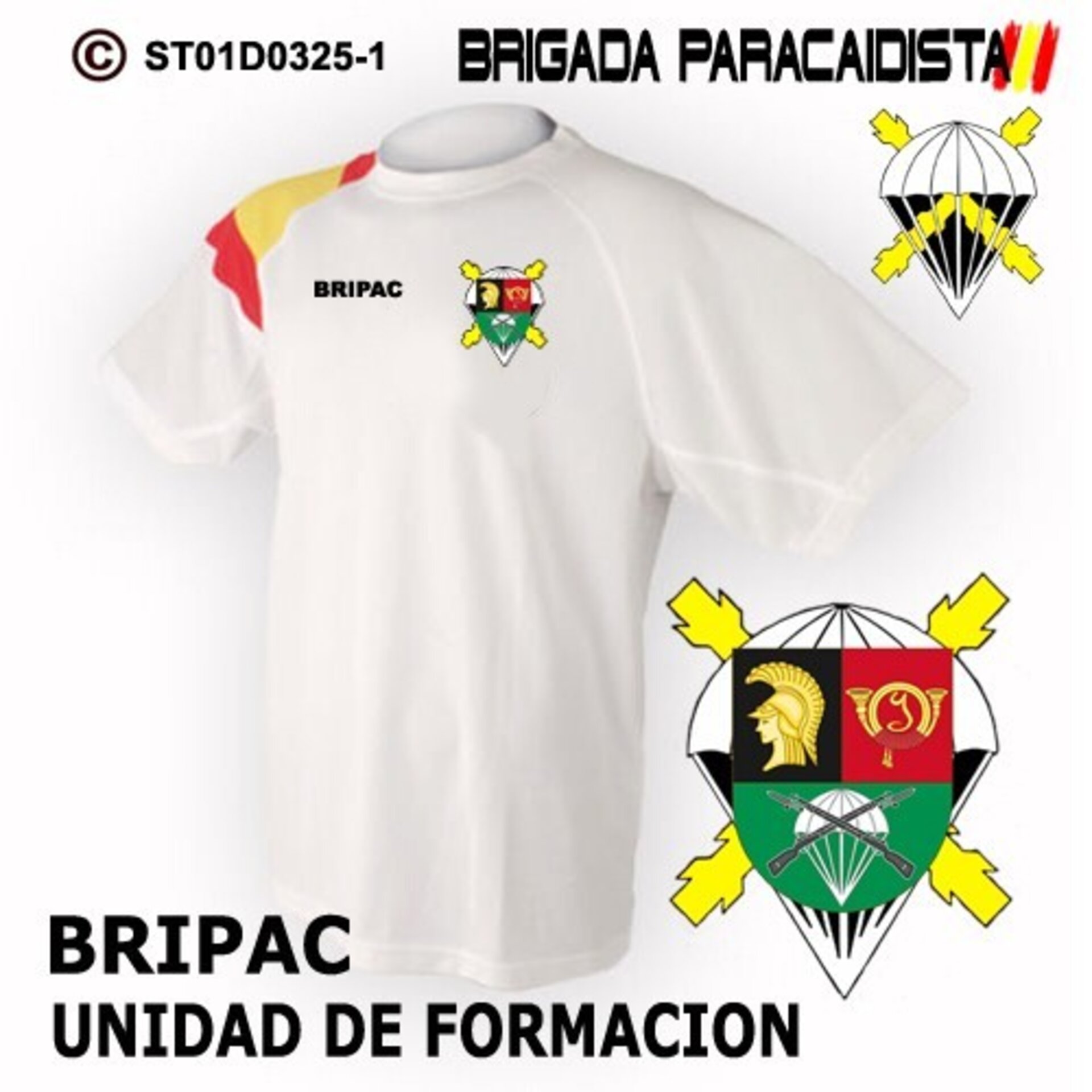 Camiseta escudo Unidad de Formación - Bandera de España - 2