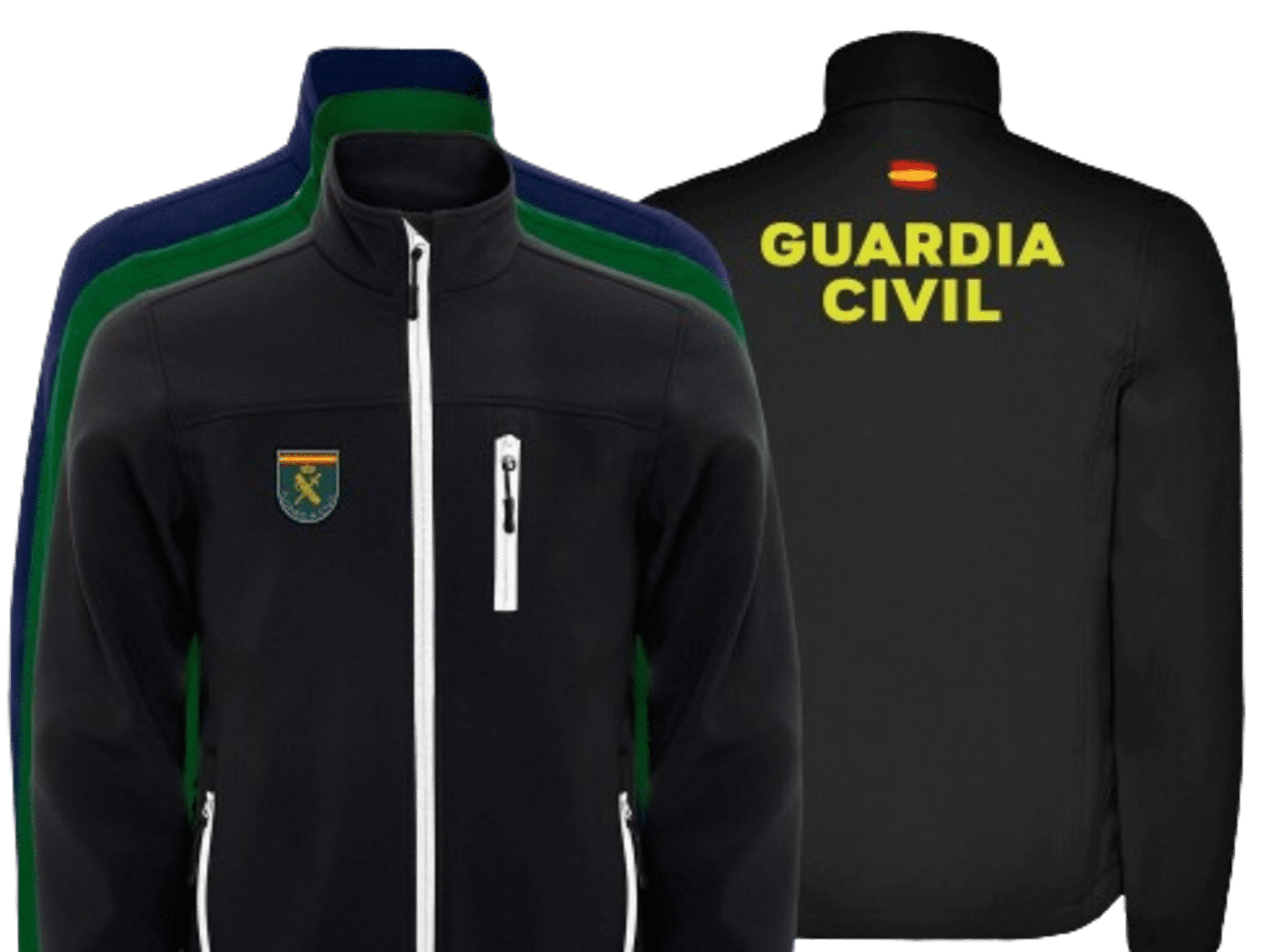 Sudadera Soft Shell Guardia Civil con escudo - 1