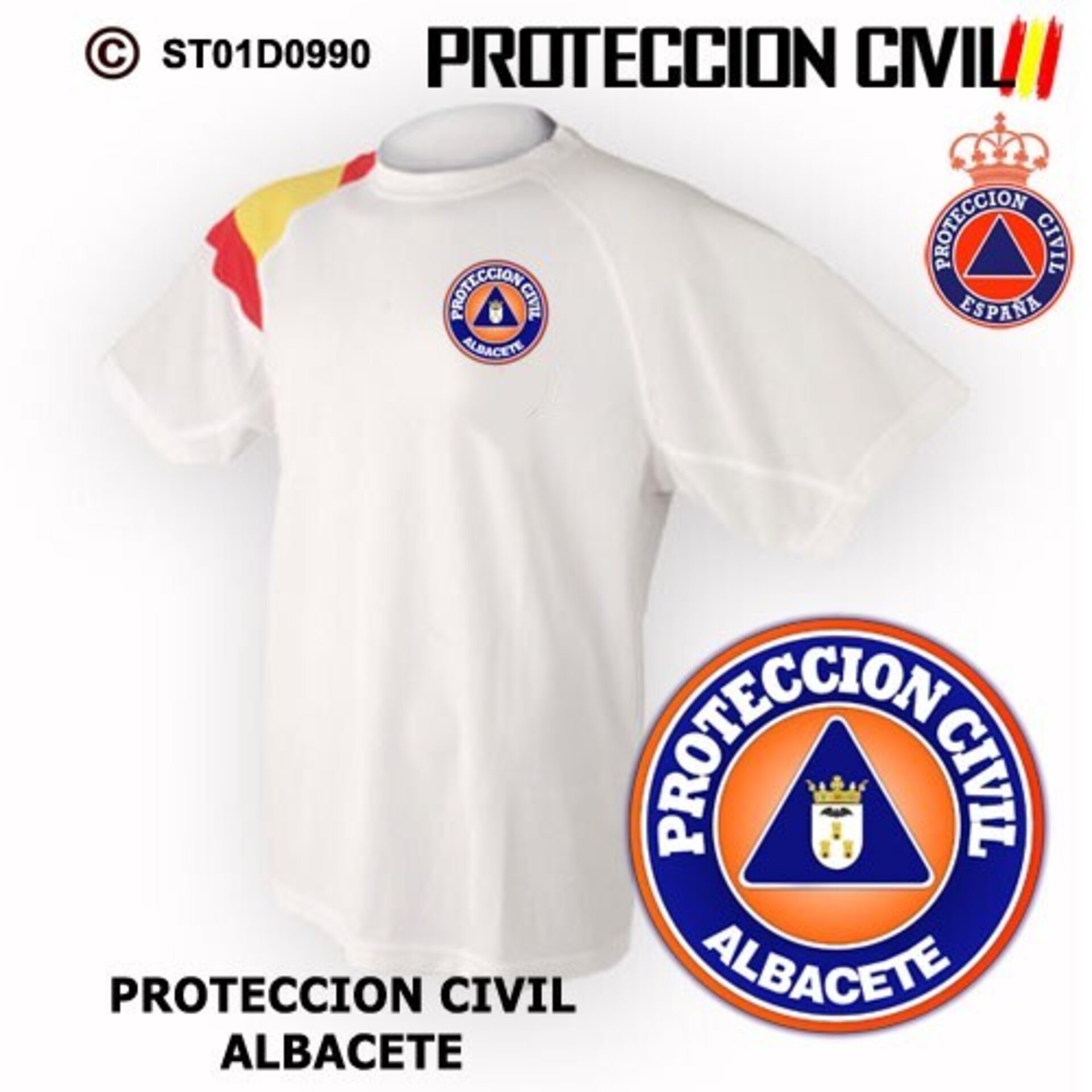 Camiseta técnica Protección Civil Albacete - 2
