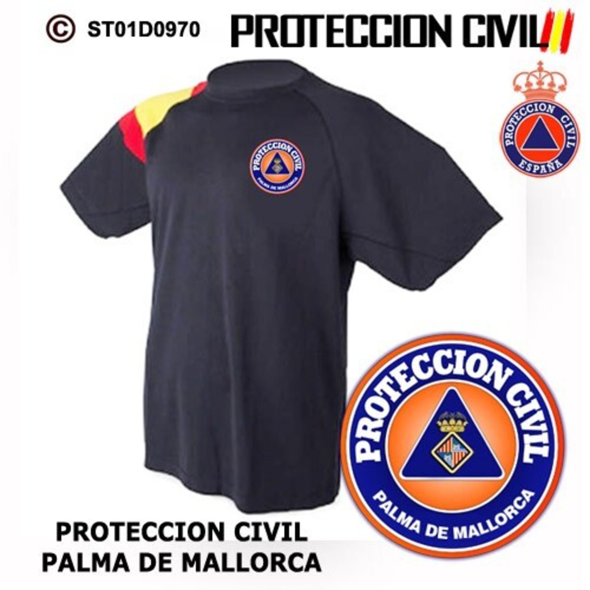 Camiseta técnica Protección Civil Palma de Mallorca - 1