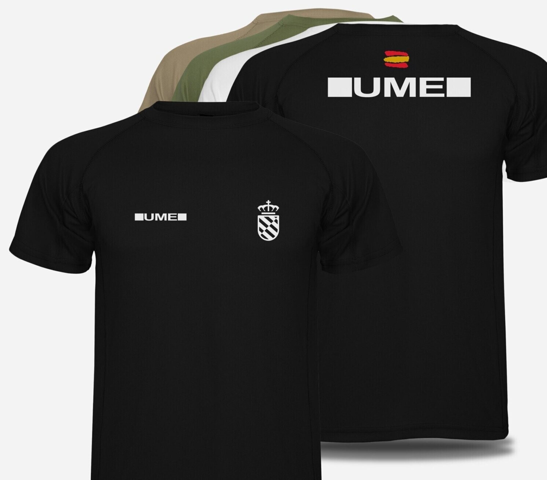 Camiseta UME - Unidad Militar de Emergencias - Blanco y negro - 3