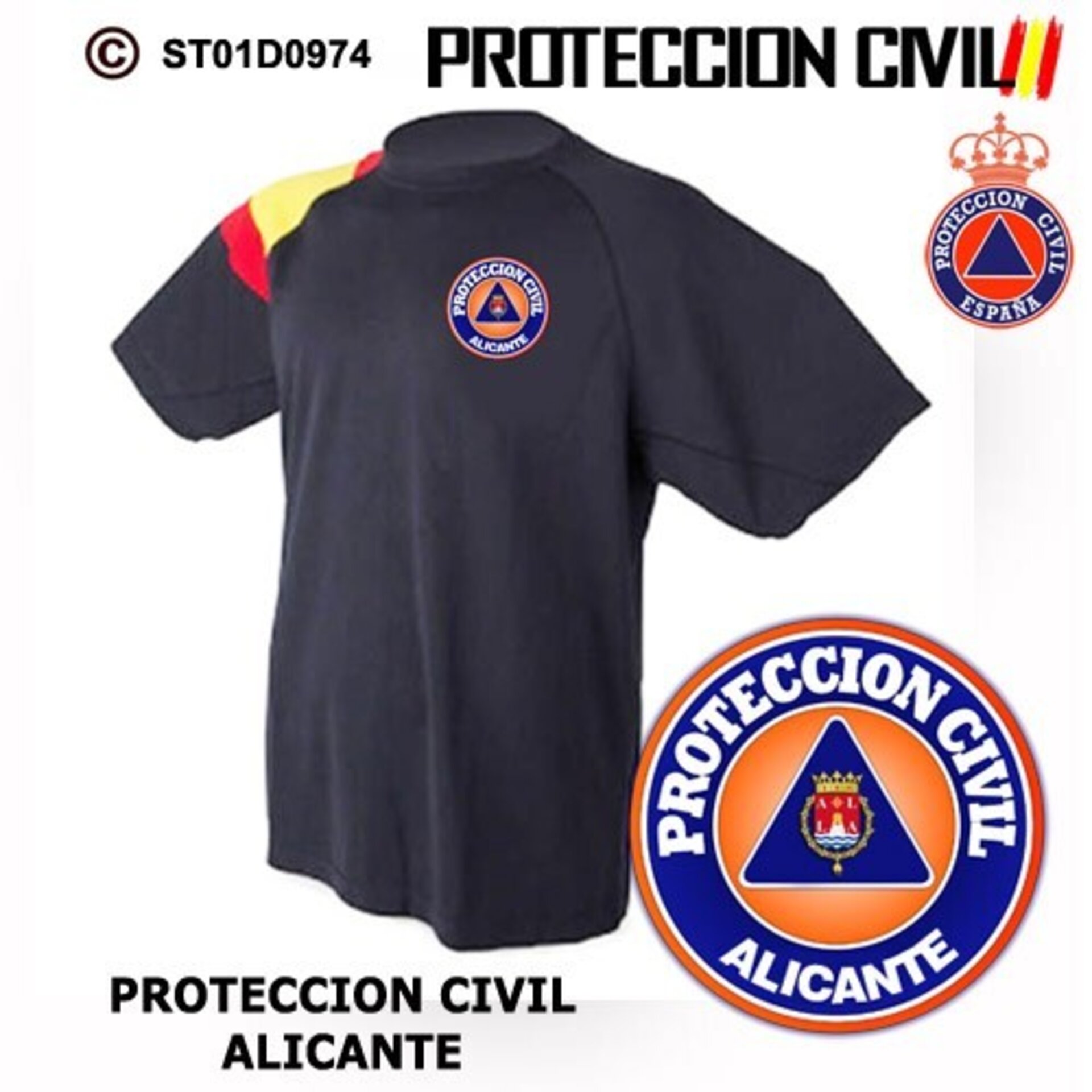 Camiseta técnica Protección Civil Alicante - 1
