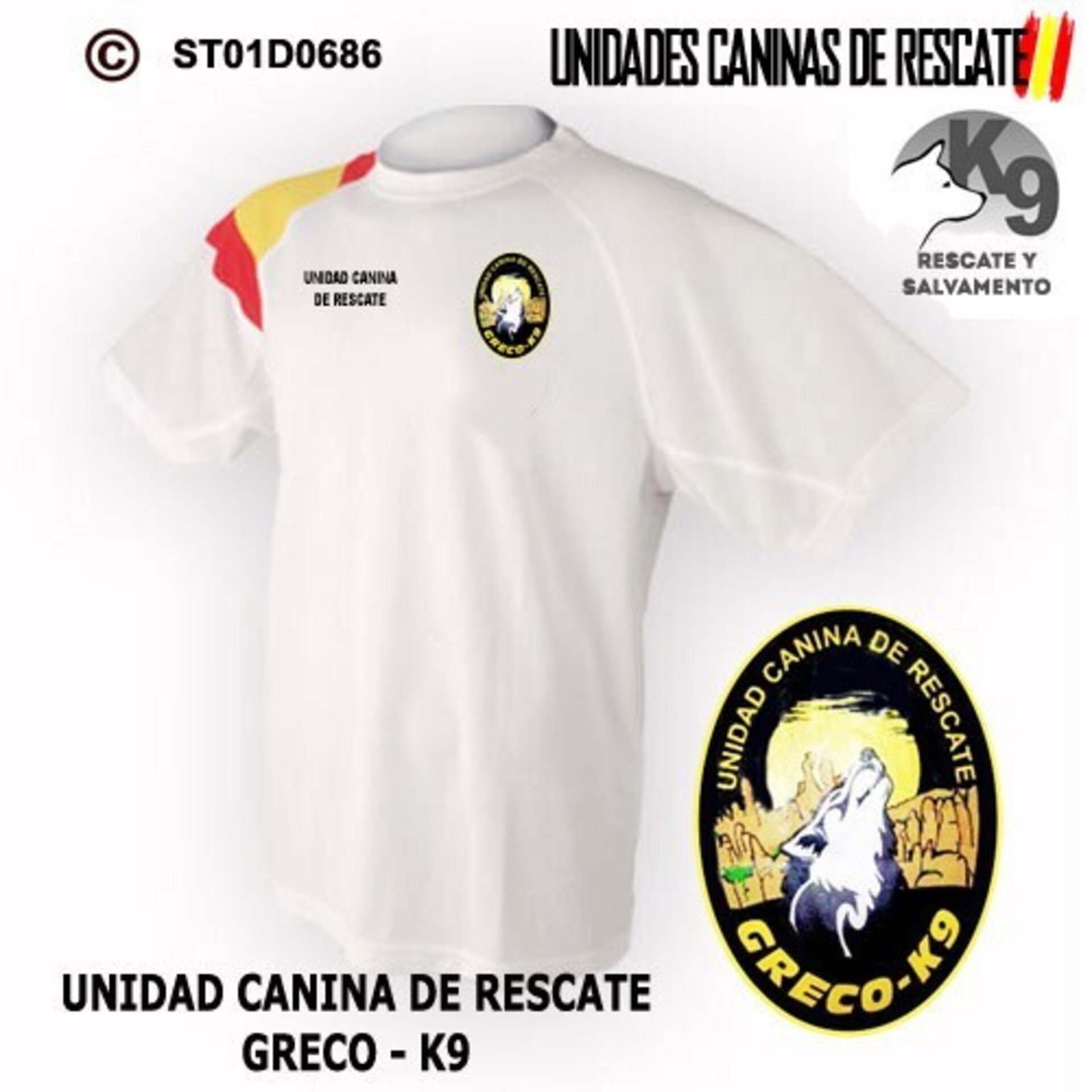 UNIDAD CANINA DE RESCATE GRECO - K9 - 2