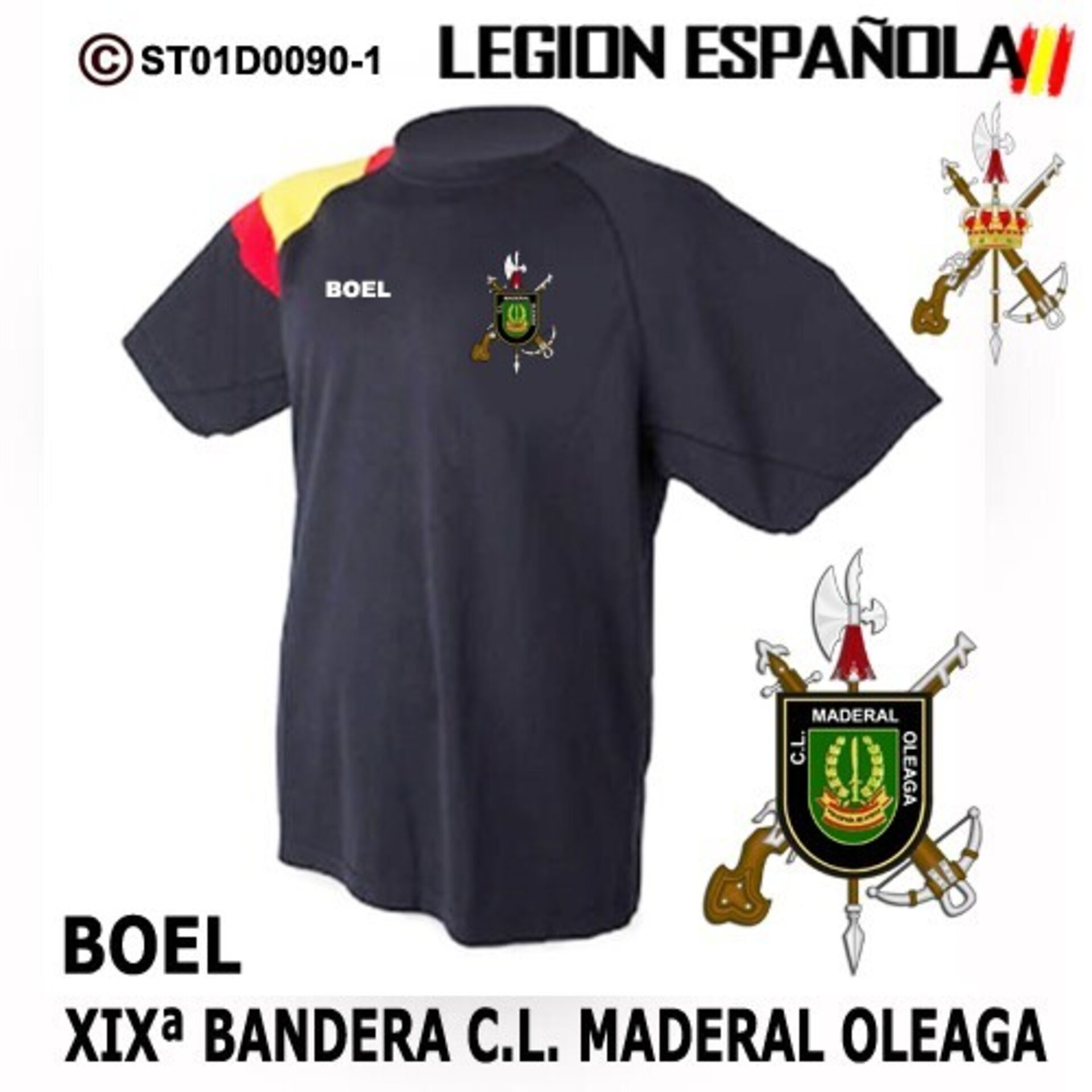 Camiseta técnica BOEL - XIXª BANDERA C.L - MADERAL OLEAGA - 1