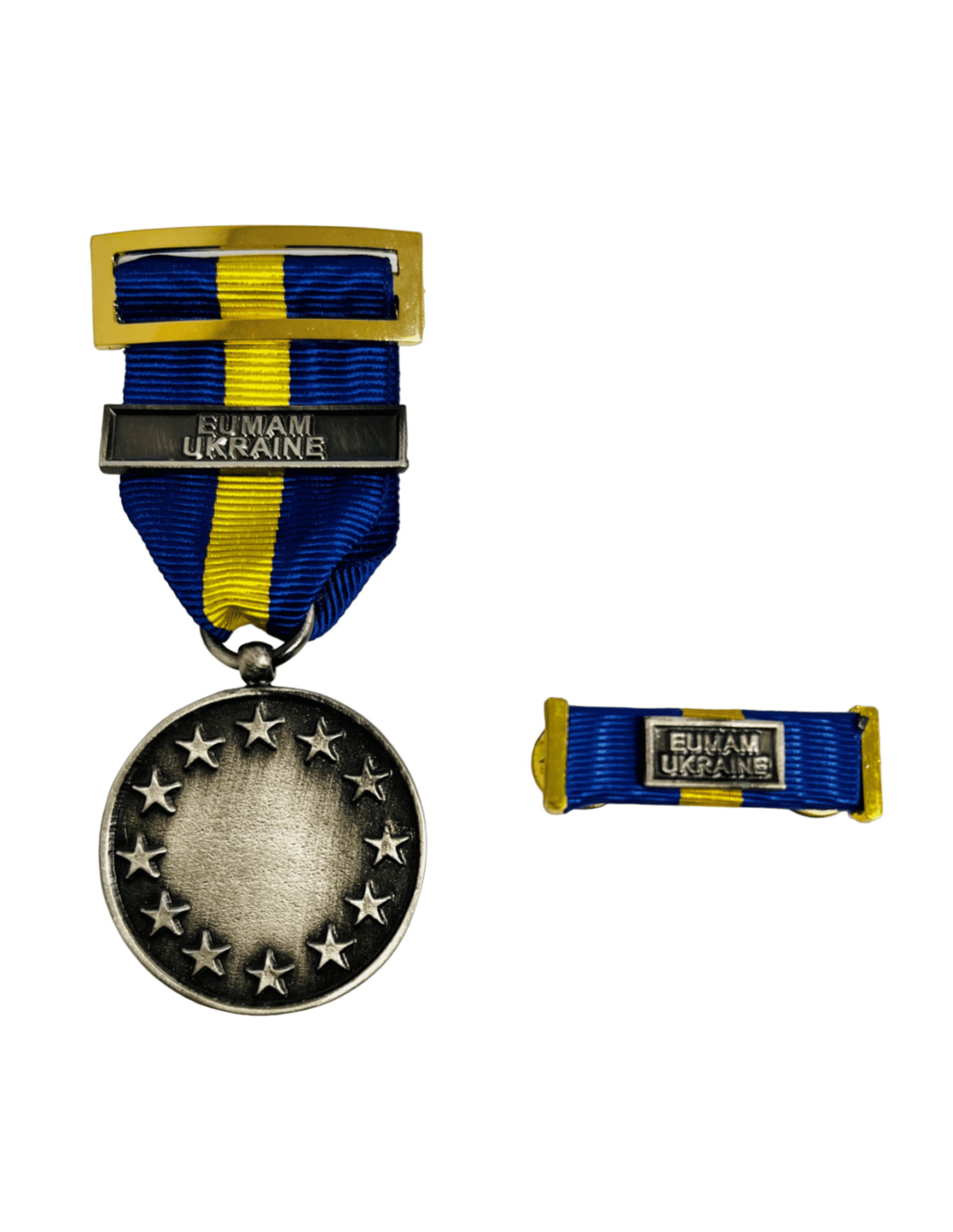 Medalla UE Operaciones (EUMAM UKRAINE) + Pasador de Diario Completo - 2