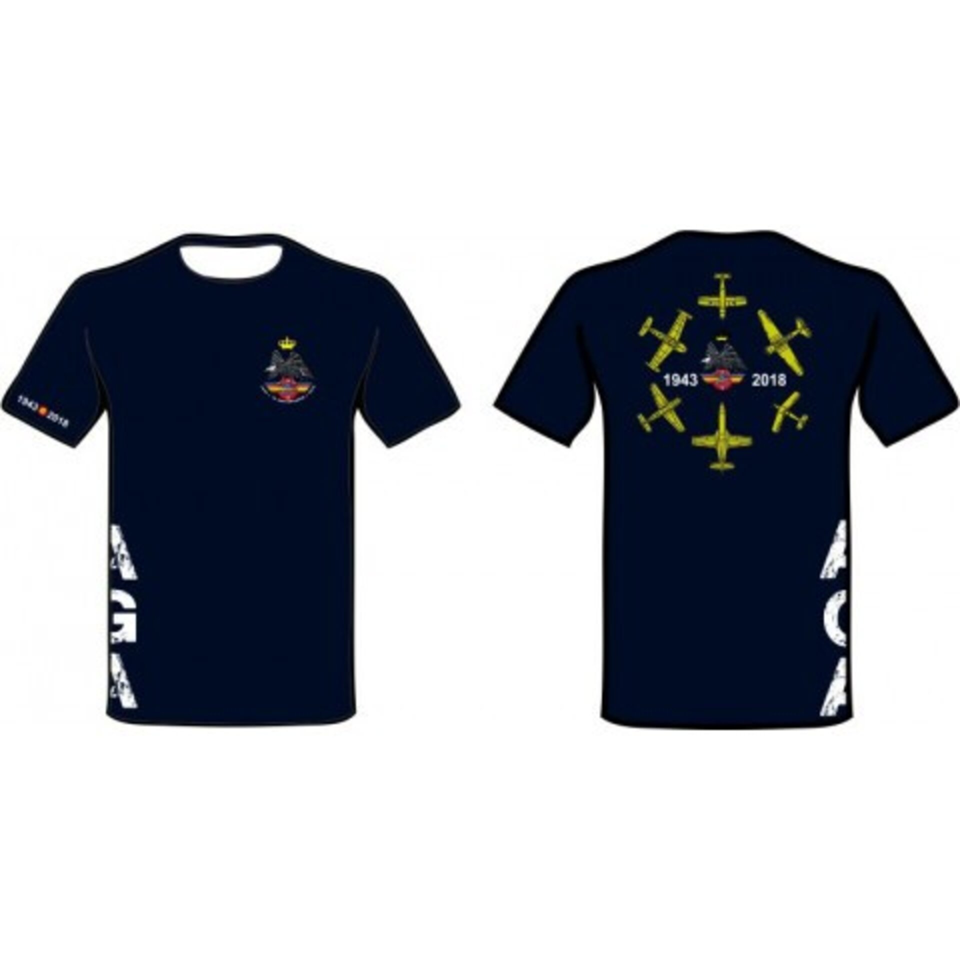 Camiseta 75 Aniversario Academia General del Aire mod. 2 - 2