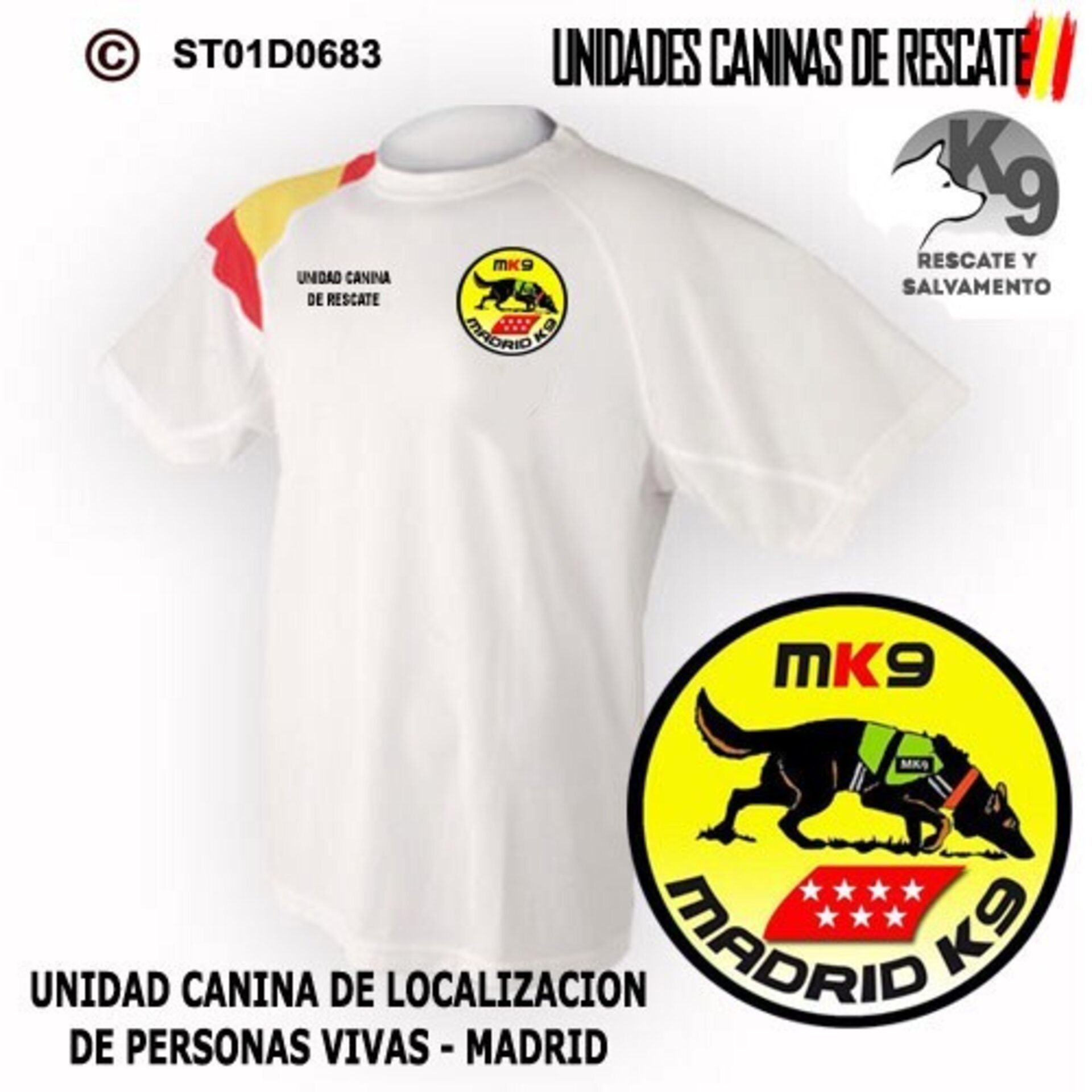 UNIDAD CANINA DE LOCALIZACION DE PERSONAS VIVAS - MADRID - 2