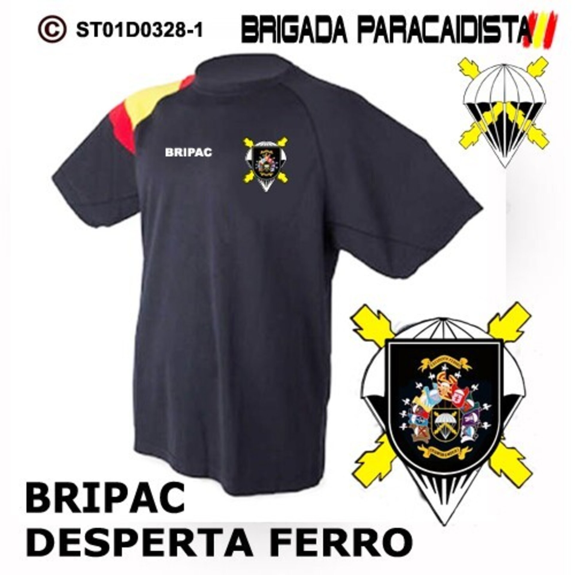 Camiseta escudo Desperta Ferro - Bandera de España - 1