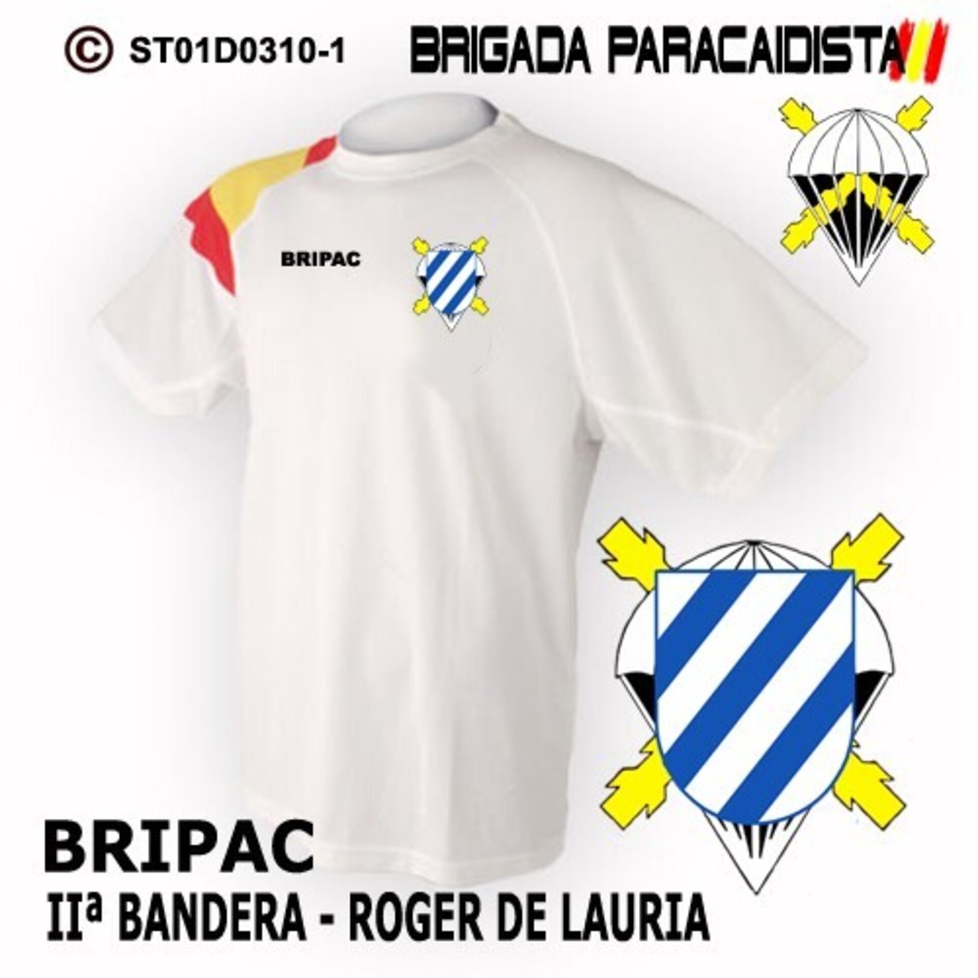 Camiseta escudo IIº Bandera Roger de Lauria - Bandera de España - 2
