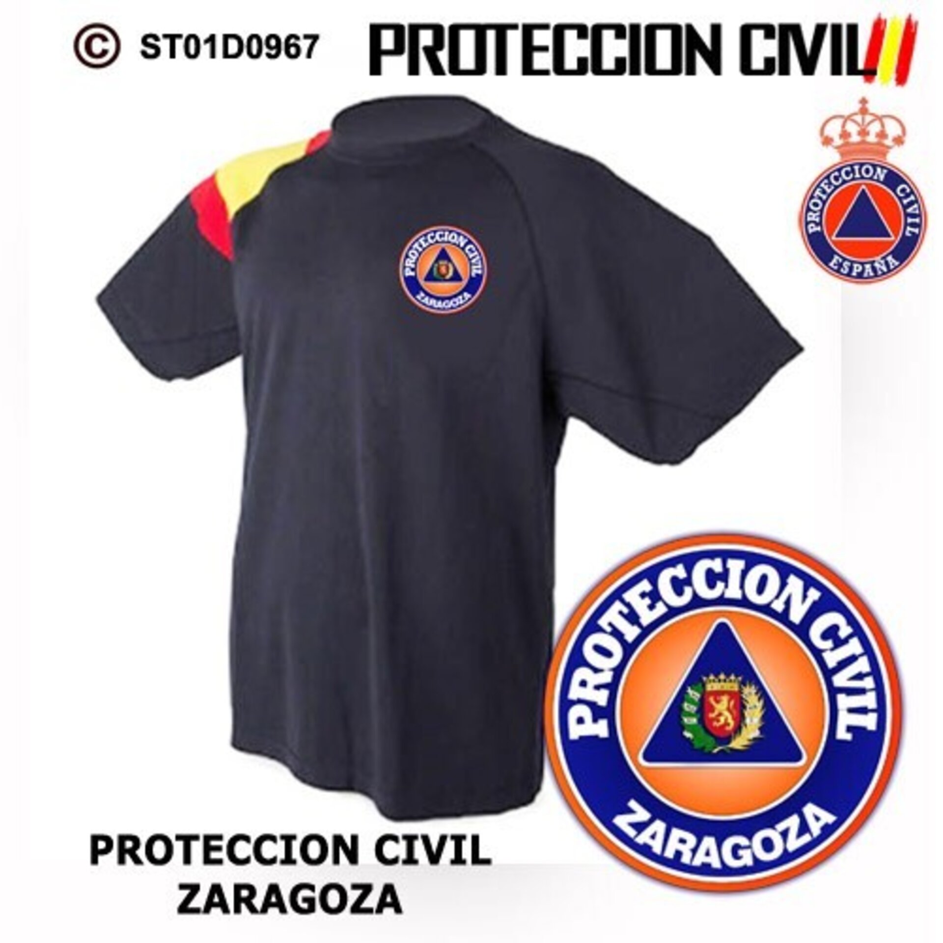 Camiseta técnica Protección Civil Zaragoza - 2