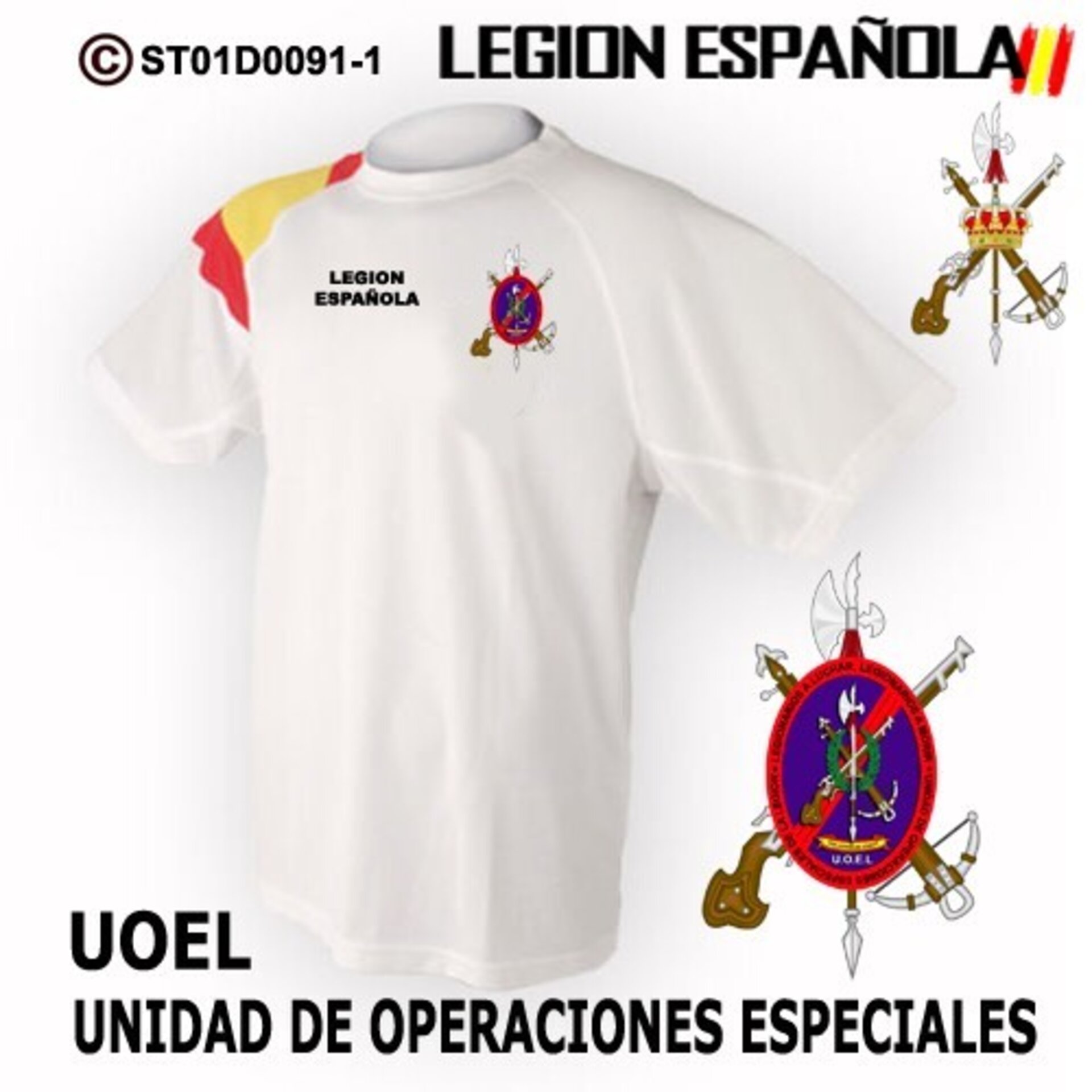 Camiseta técnica Legion Española - Unidad de Operaciones Especiales - 2