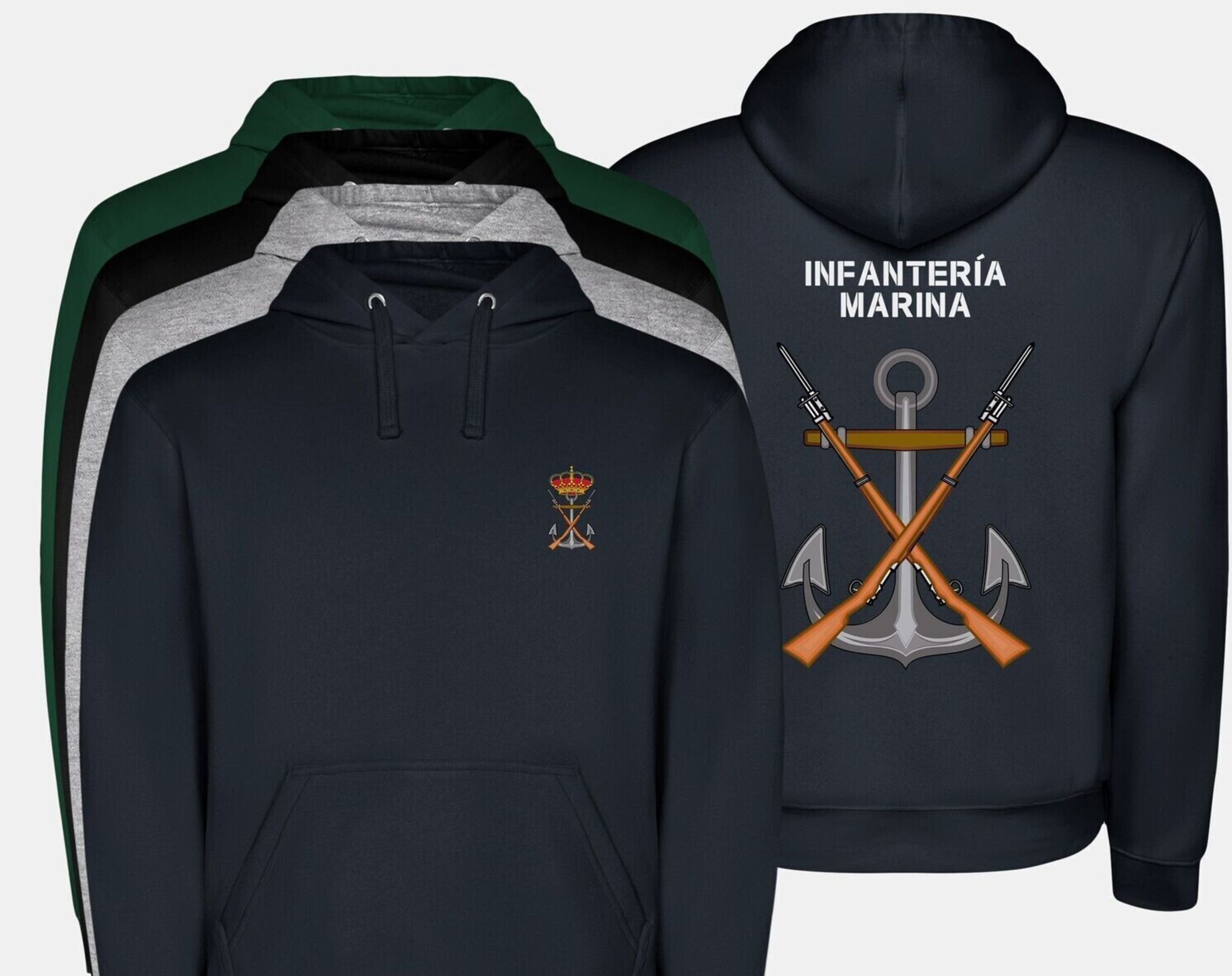 Sudadera Algodon - Infantería de Marina - 4