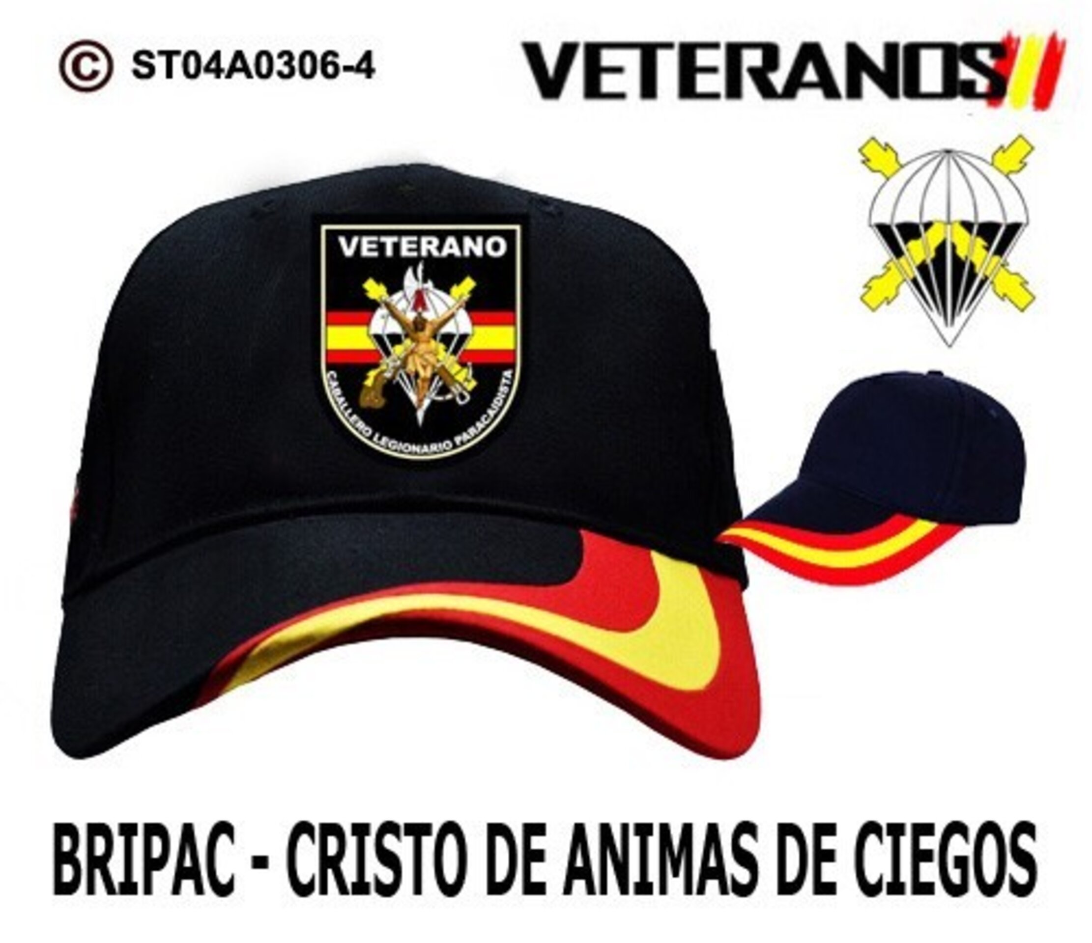 Gorra BRIPAC - CRISTO DE ANIMAS DE CIEGOS  MODELO 2 - 1
