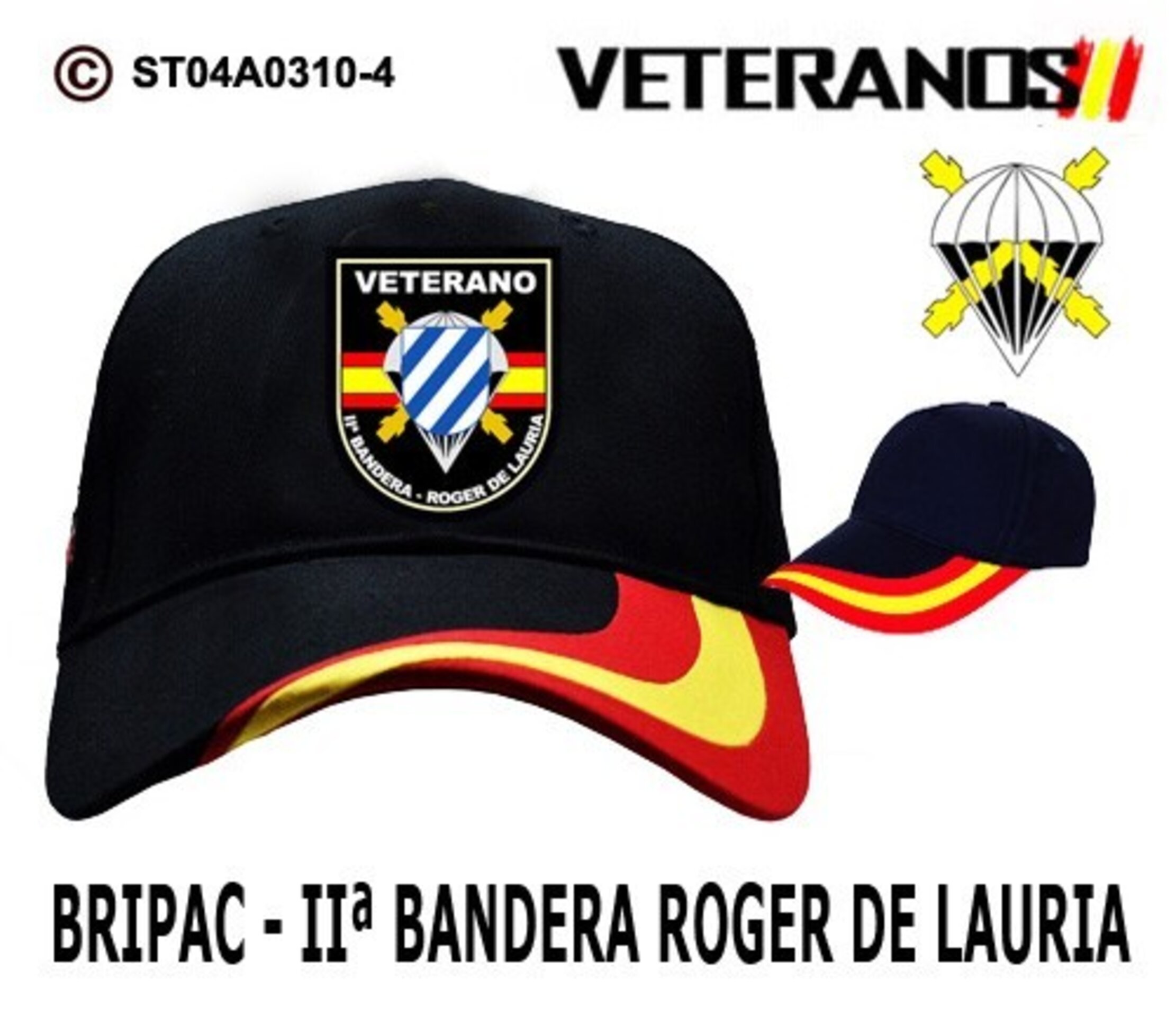 Gorra BRIPAC - IIº BANDERA ROGER DE LAURIA  MODELO 2 - 1