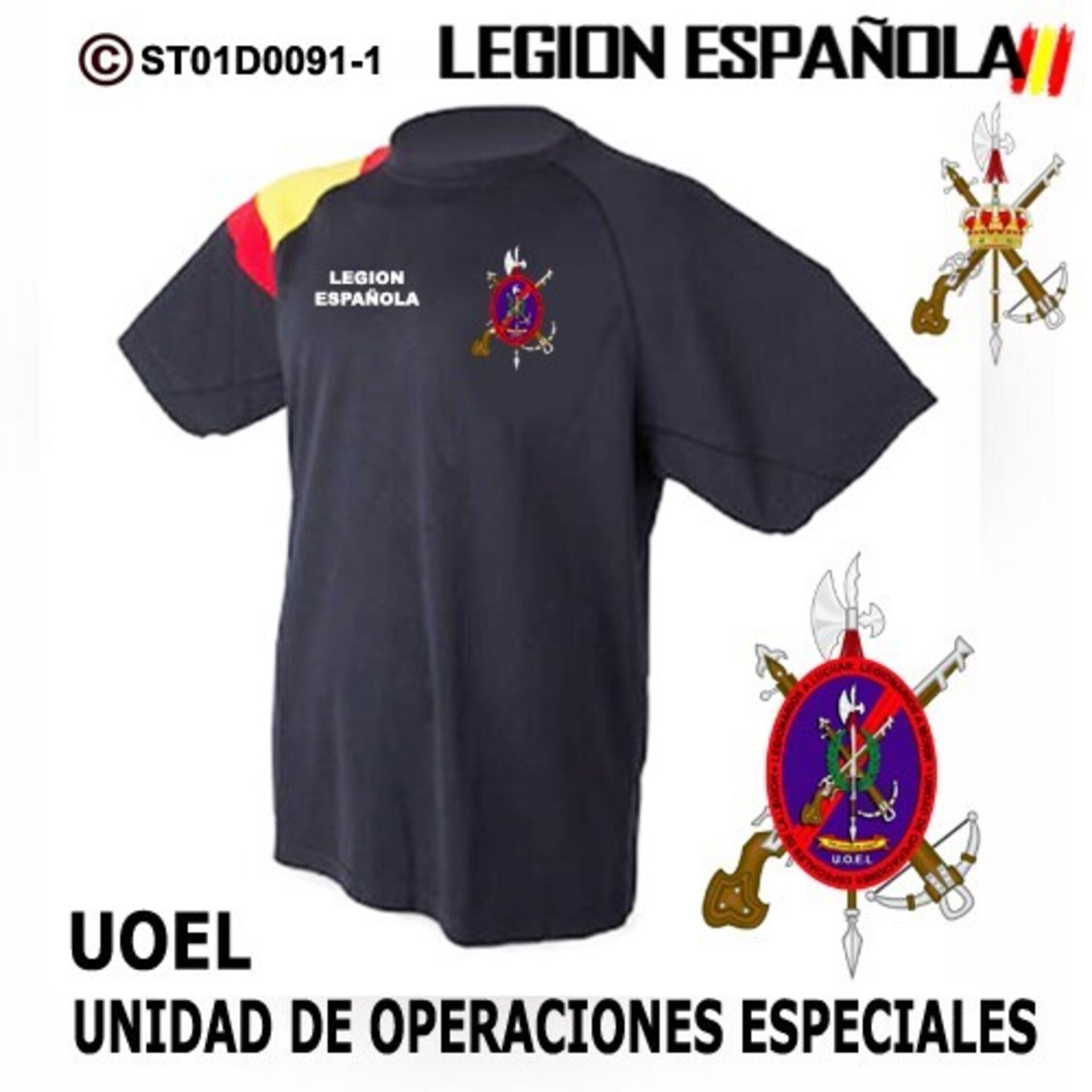 Camiseta técnica Legion Española - Unidad de Operaciones Especiales - 1