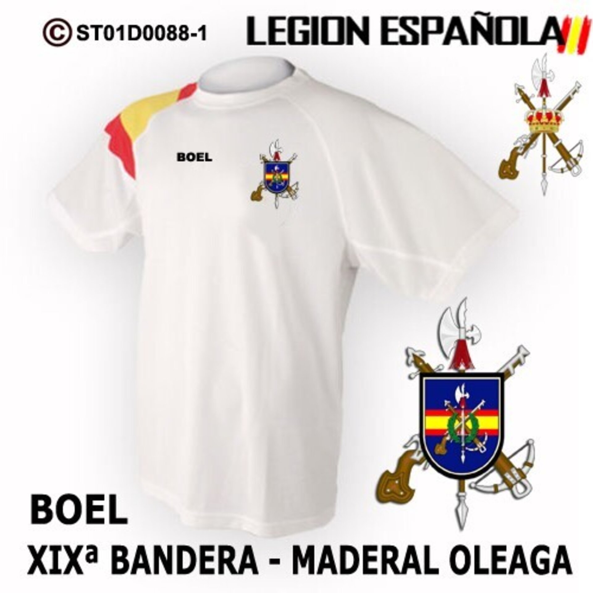 Camiseta técnica Legion Española BOEL XIXª Bandera - Maderal Oleaga - 2